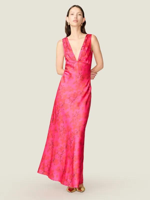 Casey Dress in Hazy Petal Print made by Omnes
