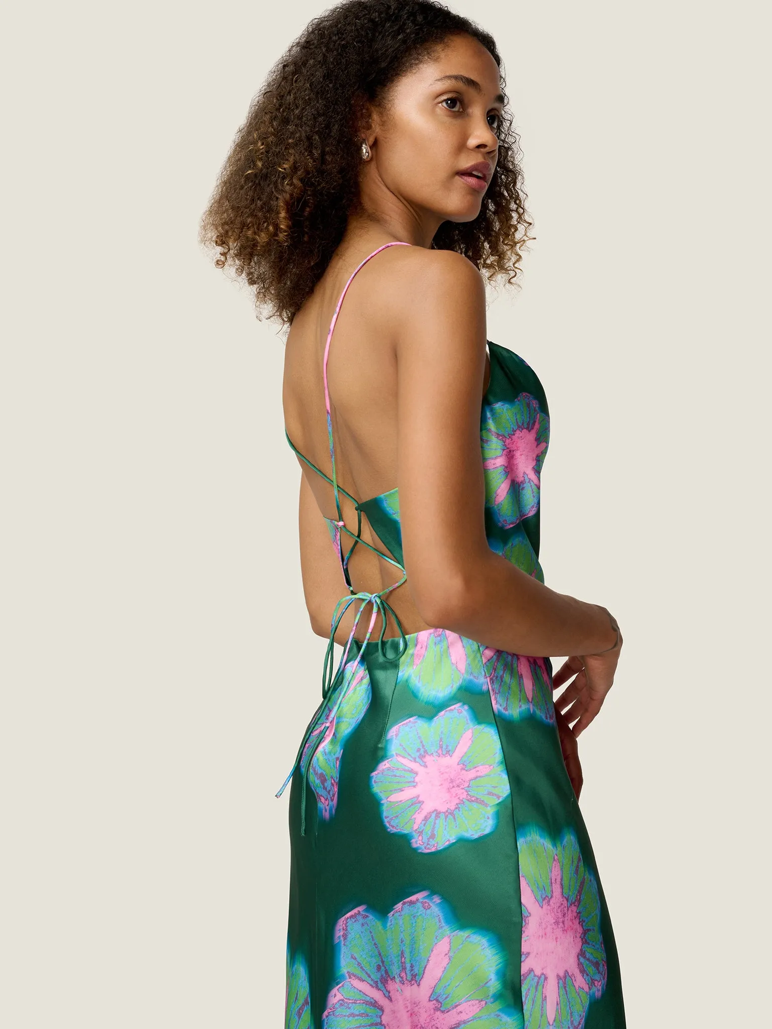 Ginny Dress in Cosmos Print sold by Omnes product image thumbnail 5