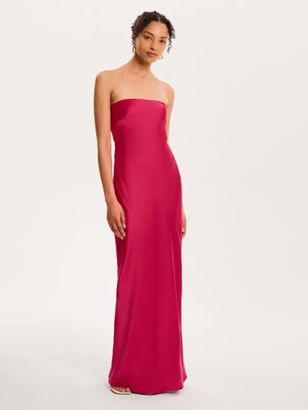 Amdra Maxi Dress in Magenta sold by Omnes