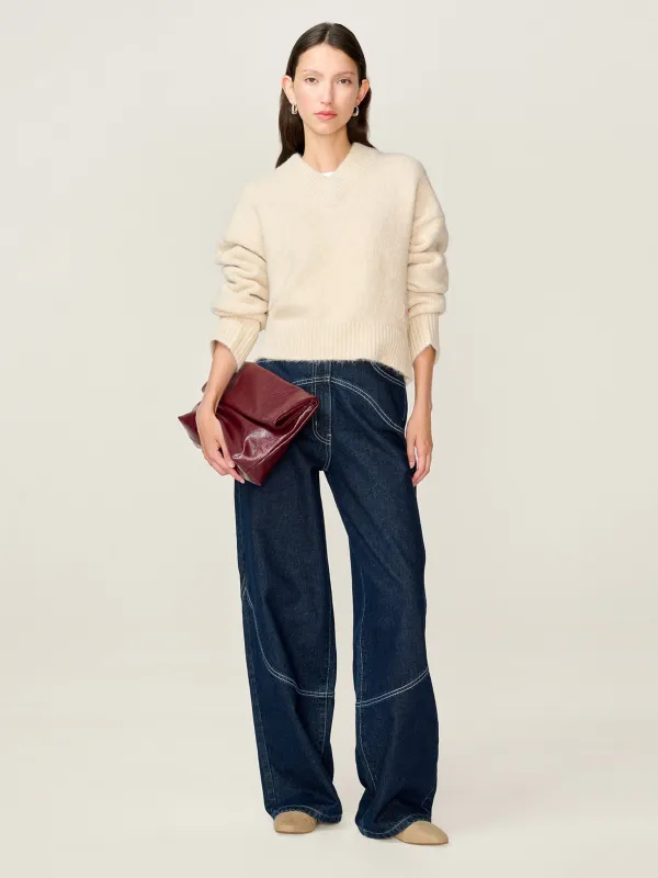 STUDIO OMNES Daria Jumper in Cream sold by Omnes