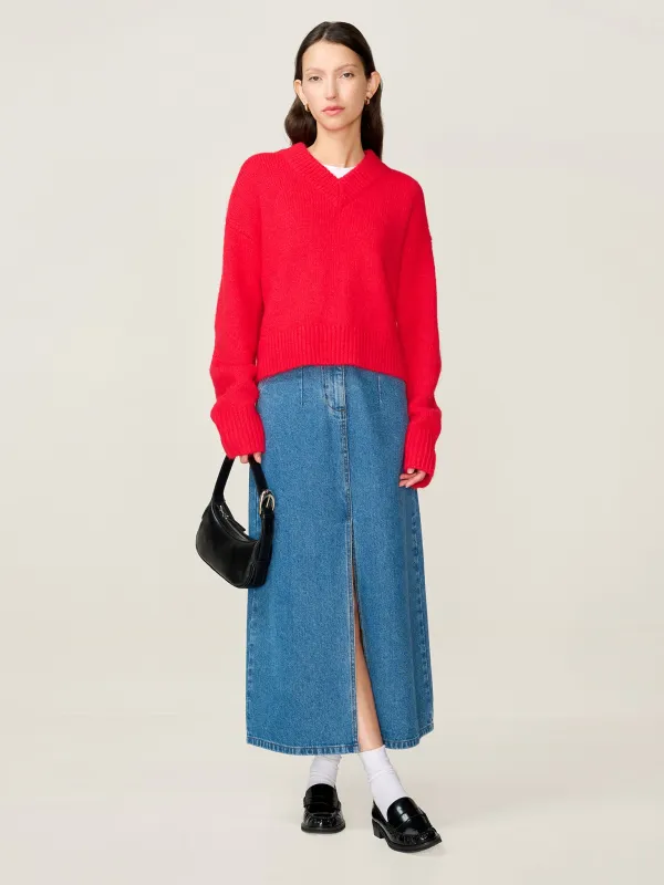 STUDIO OMNES Daria Jumper in Red sold by Omnes