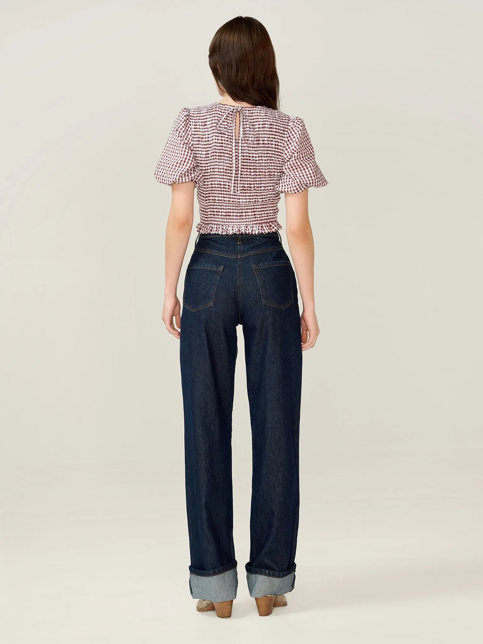 Nicolla Top in Chocolate sold by Omnes product image thumbnail 5
