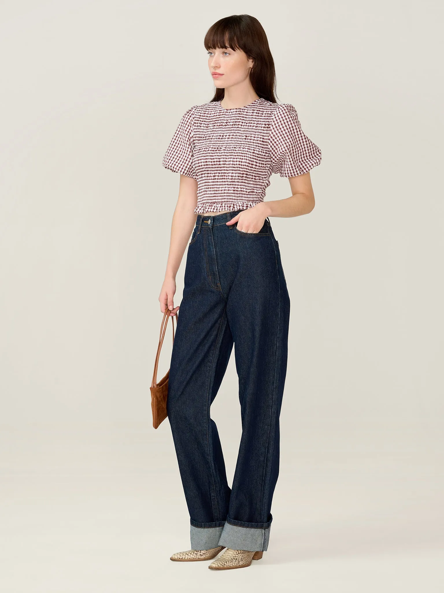 Nicolla Top in Chocolate sold by Omnes product image thumbnail 2