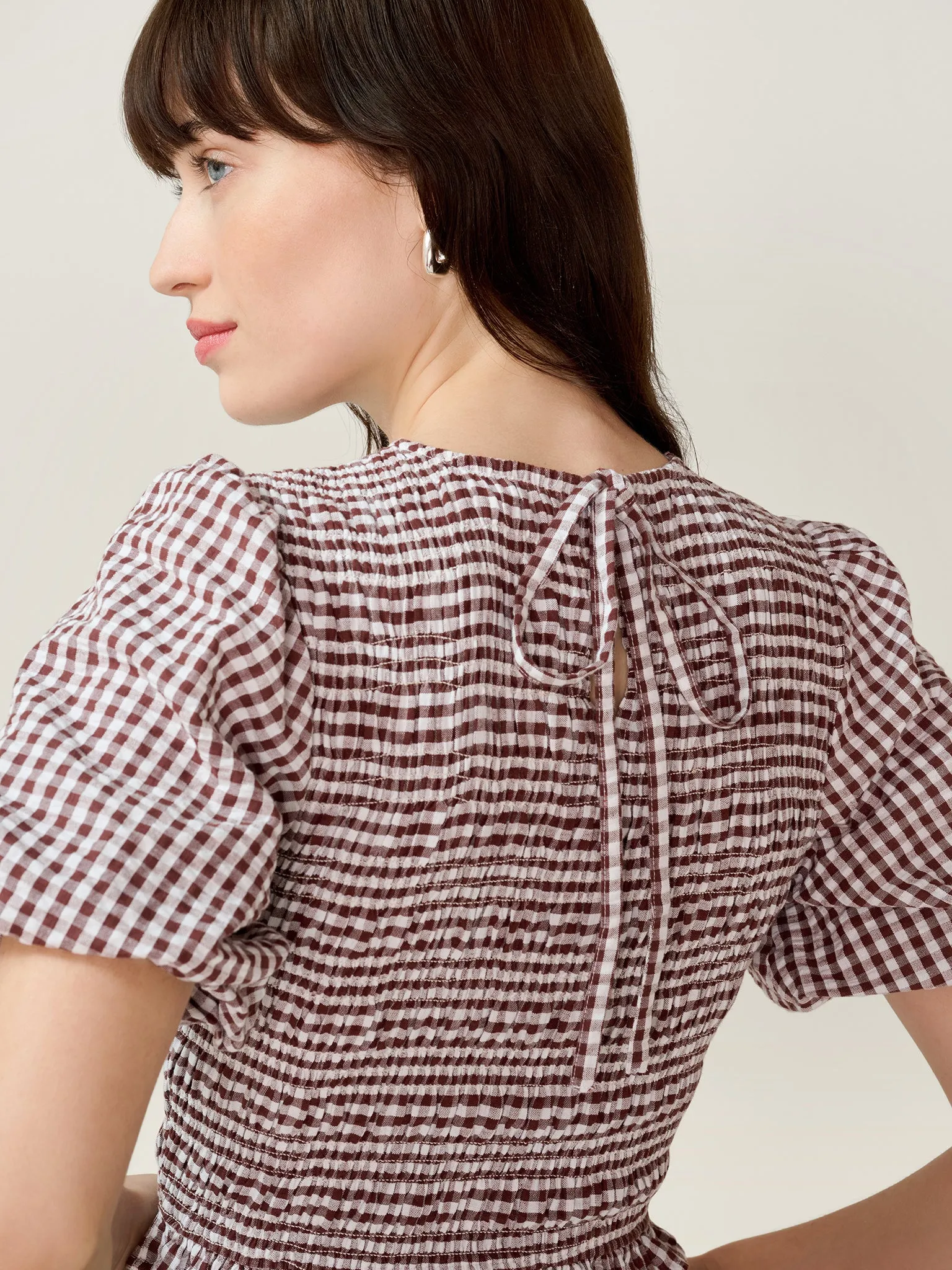 Nicolla Top in Chocolate sold by Omnes product image thumbnail 4