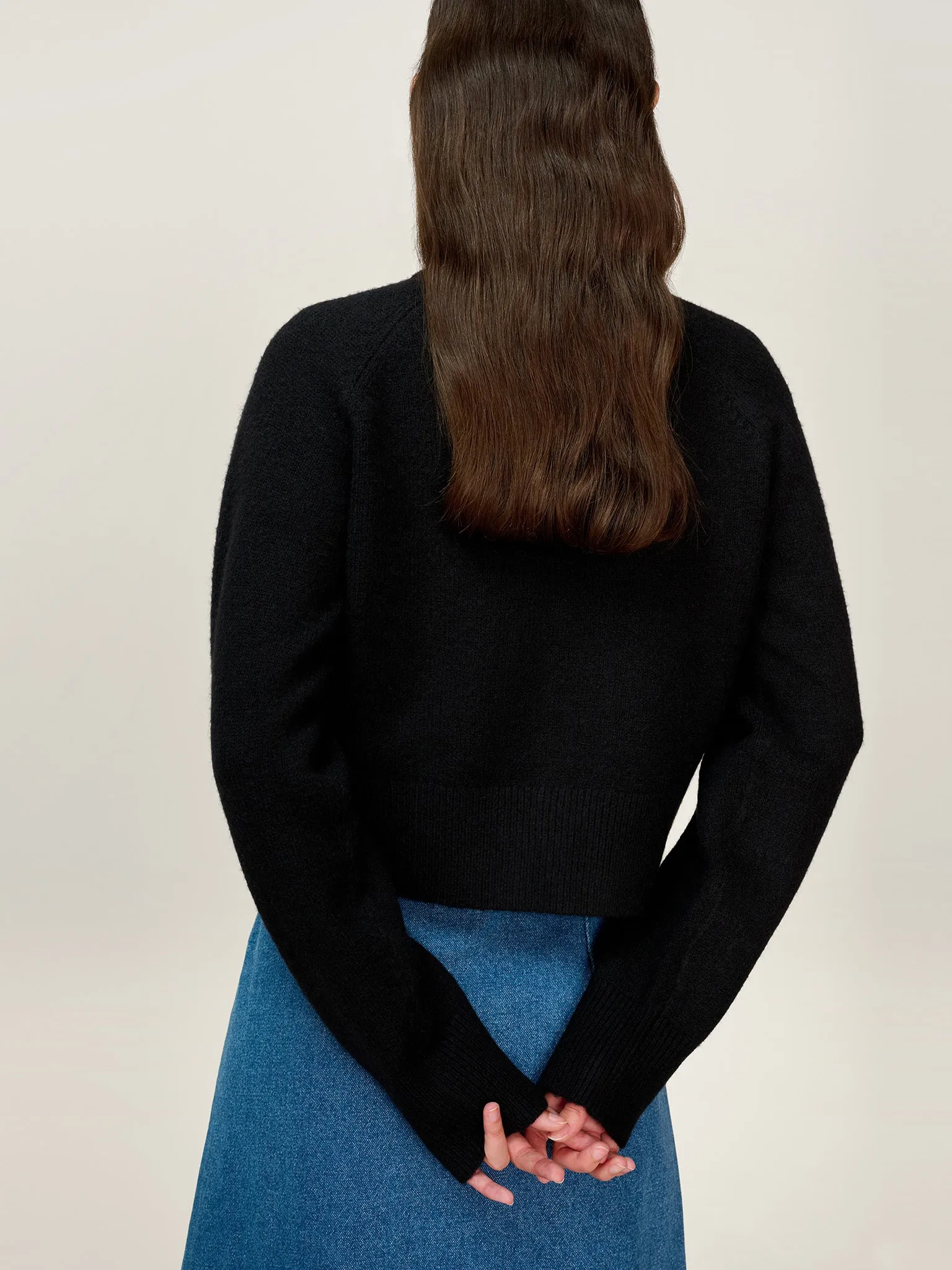 August Cardigan in Black sold by Omnes product image thumbnail 5