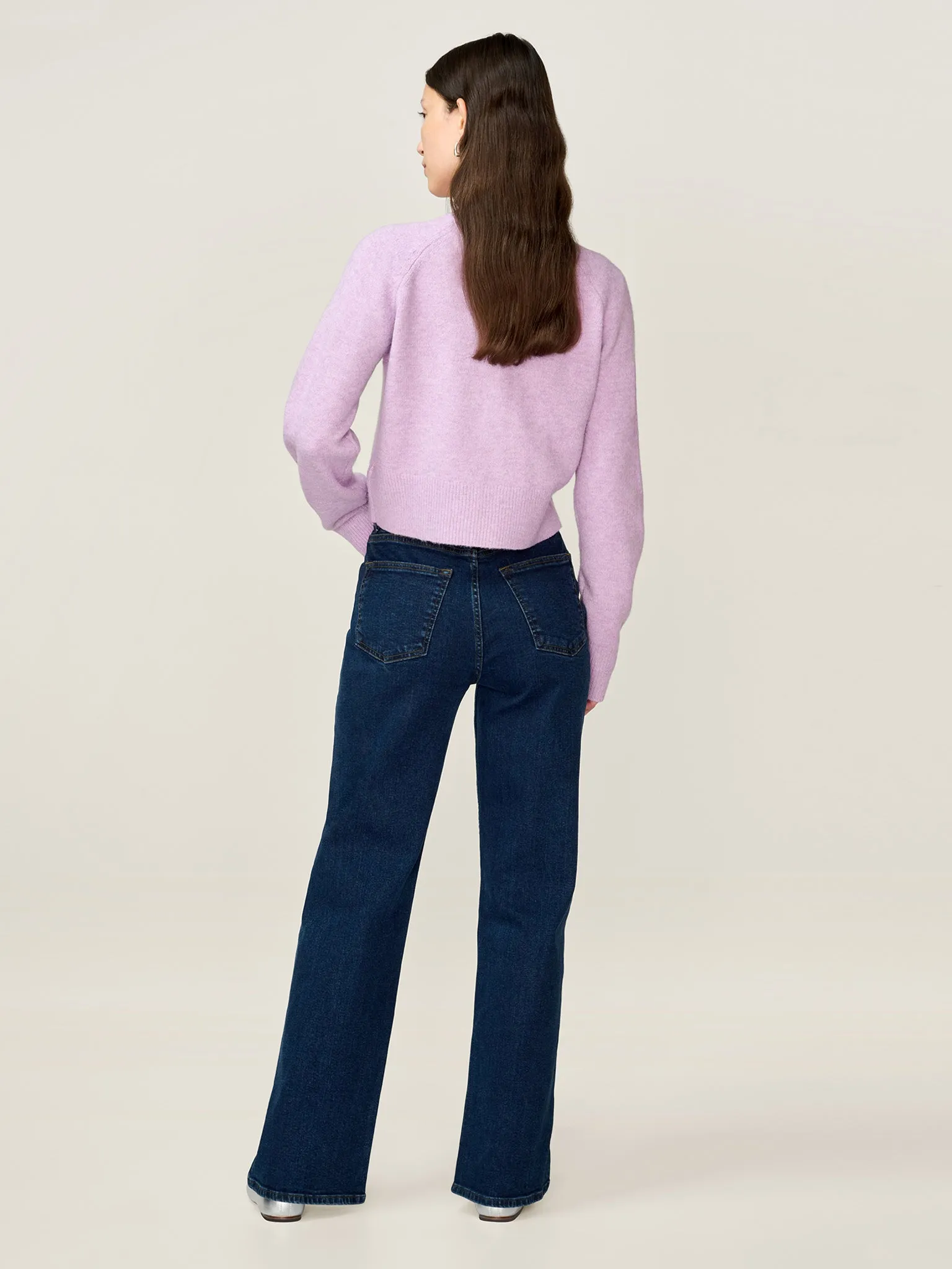 August Cardigan in Lilac sold by Omnes product image thumbnail 5