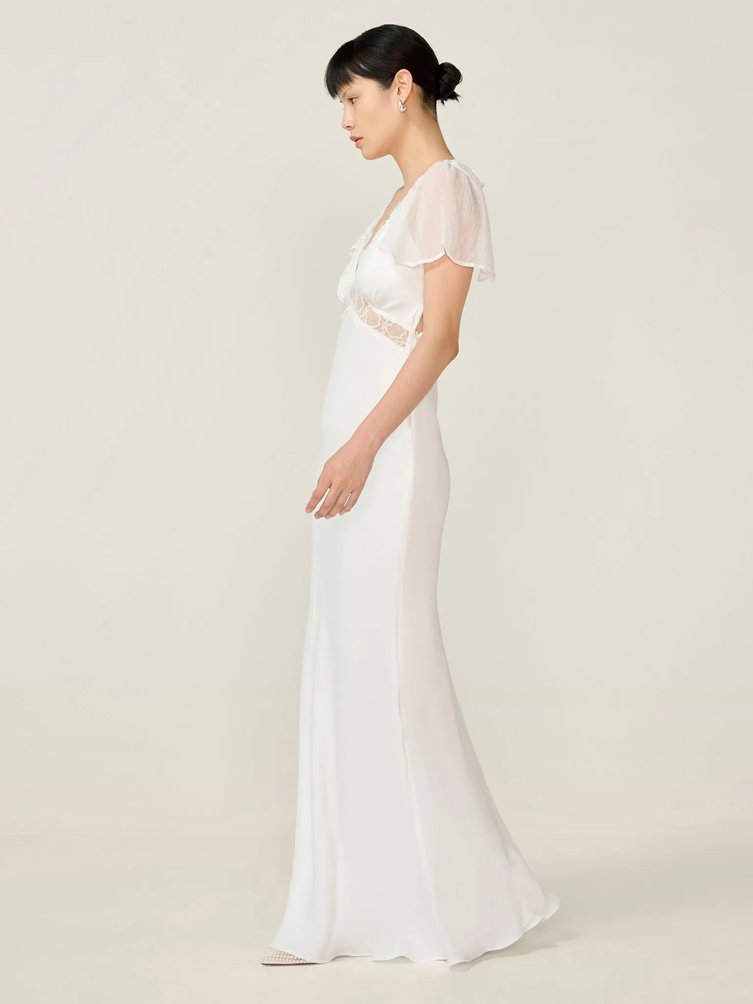 Meadow Dress in Ivory sold by Omnes product image thumbnail 4