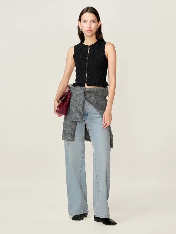 Alana Top in Black sold by Omnes