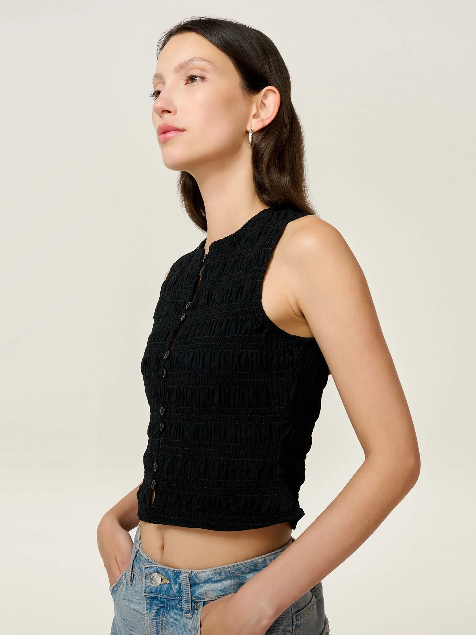 Alana Top in Black sold by Omnes product image thumbnail 2