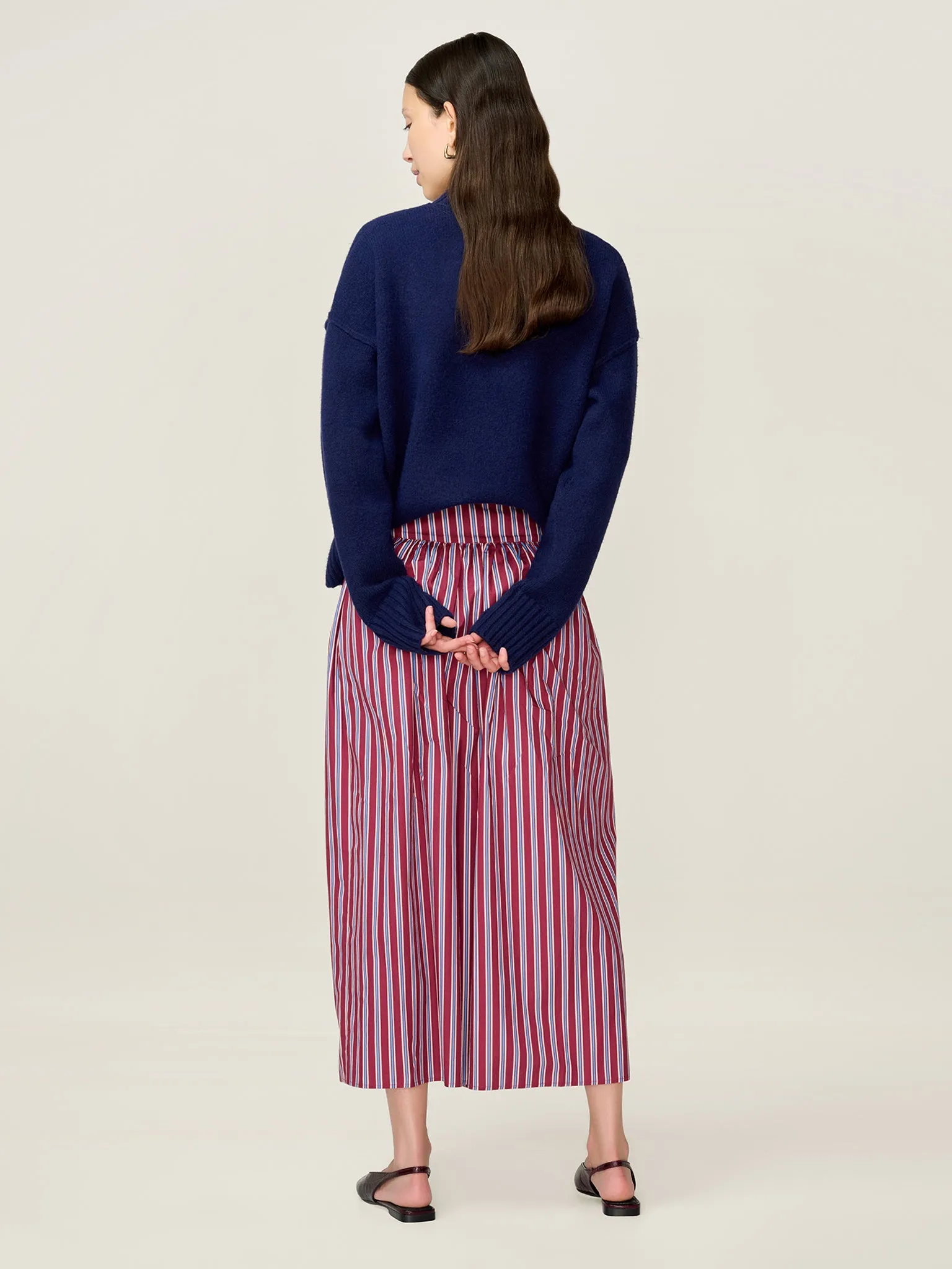 Darcie Skirt in Stripe sold by Omnes product image thumbnail 4