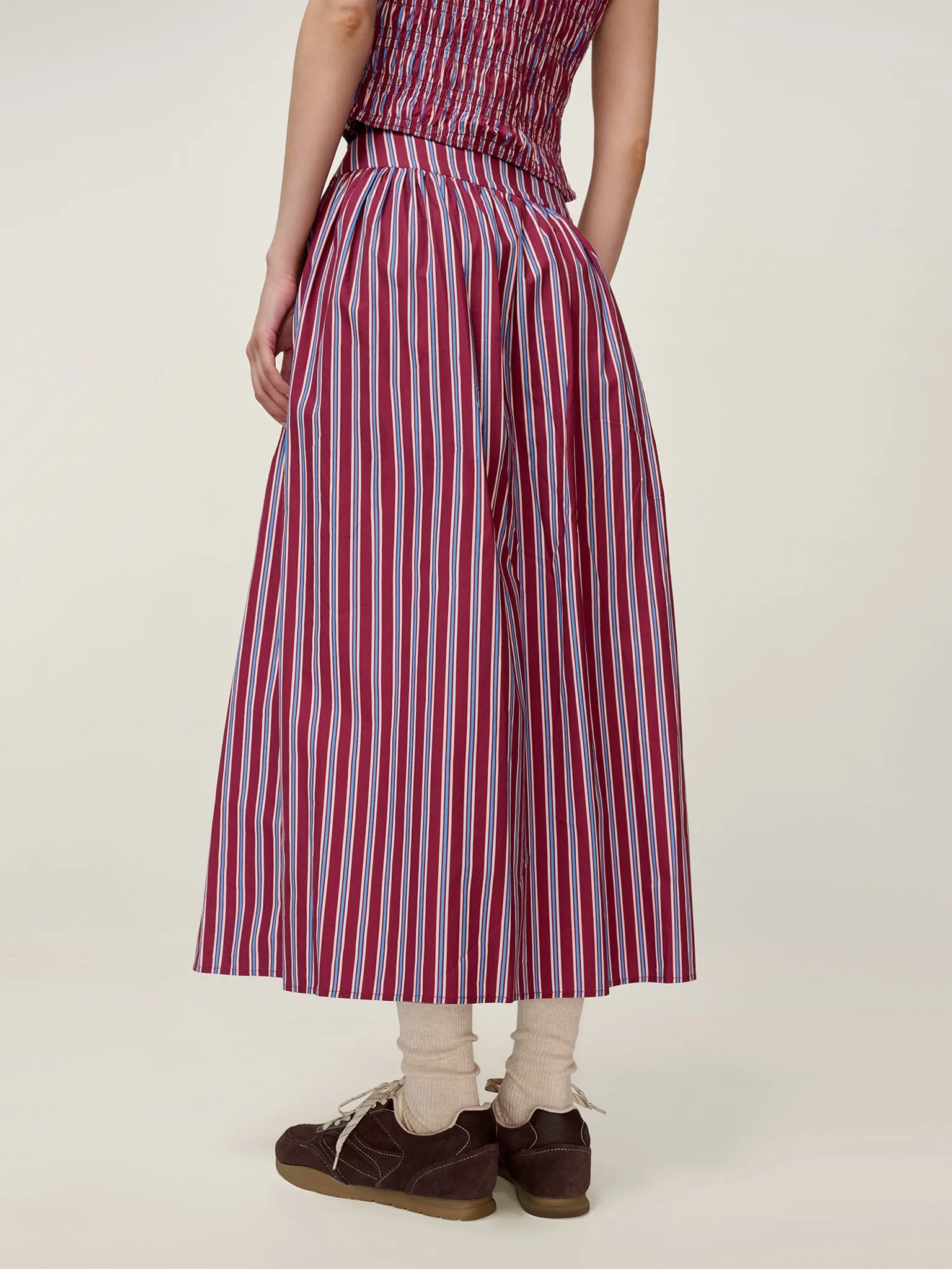 Darcie Skirt in Stripe sold by Omnes product image thumbnail 5