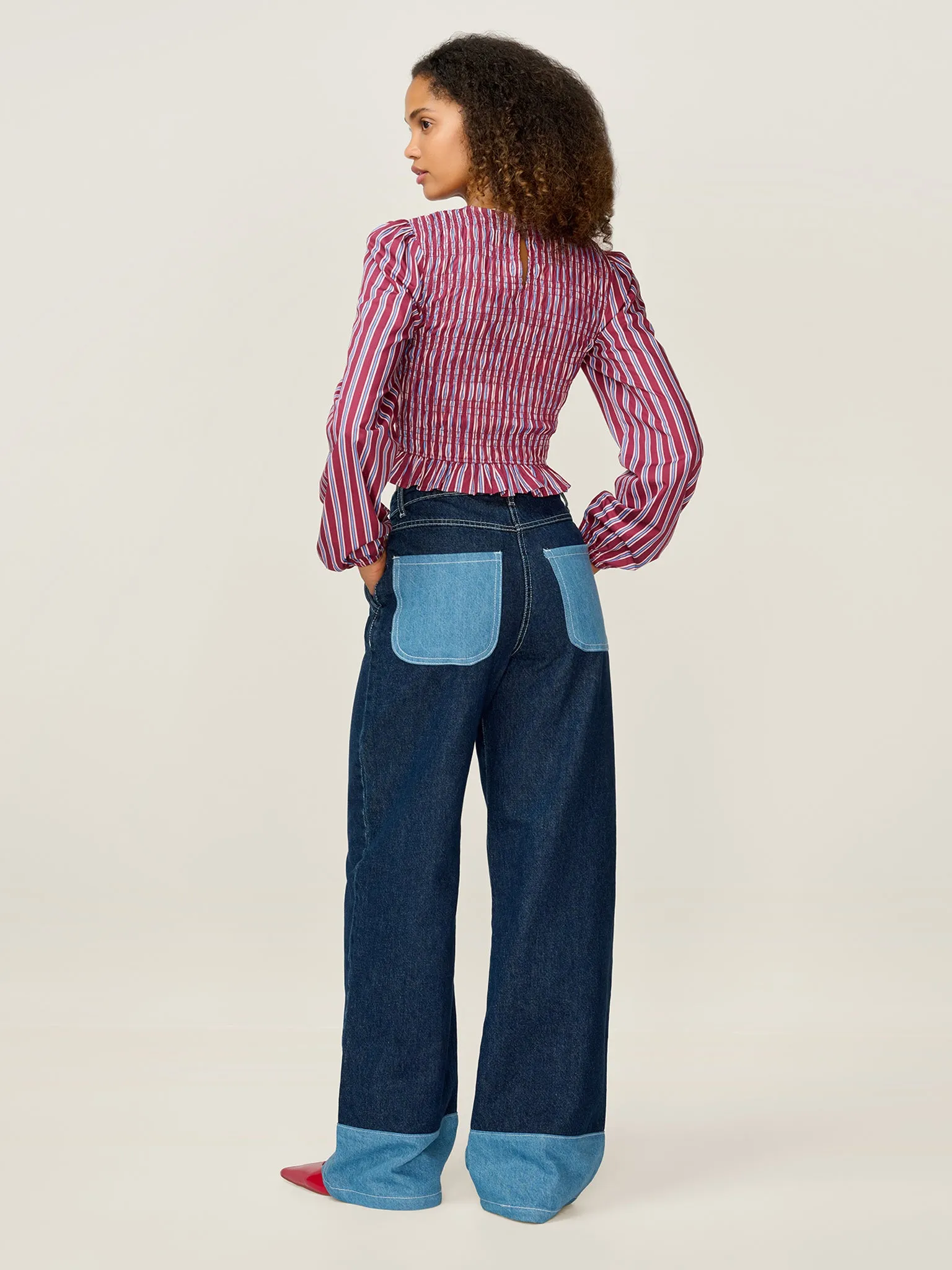 Kaloppe Top in Stripe sold by Omnes product image thumbnail 3