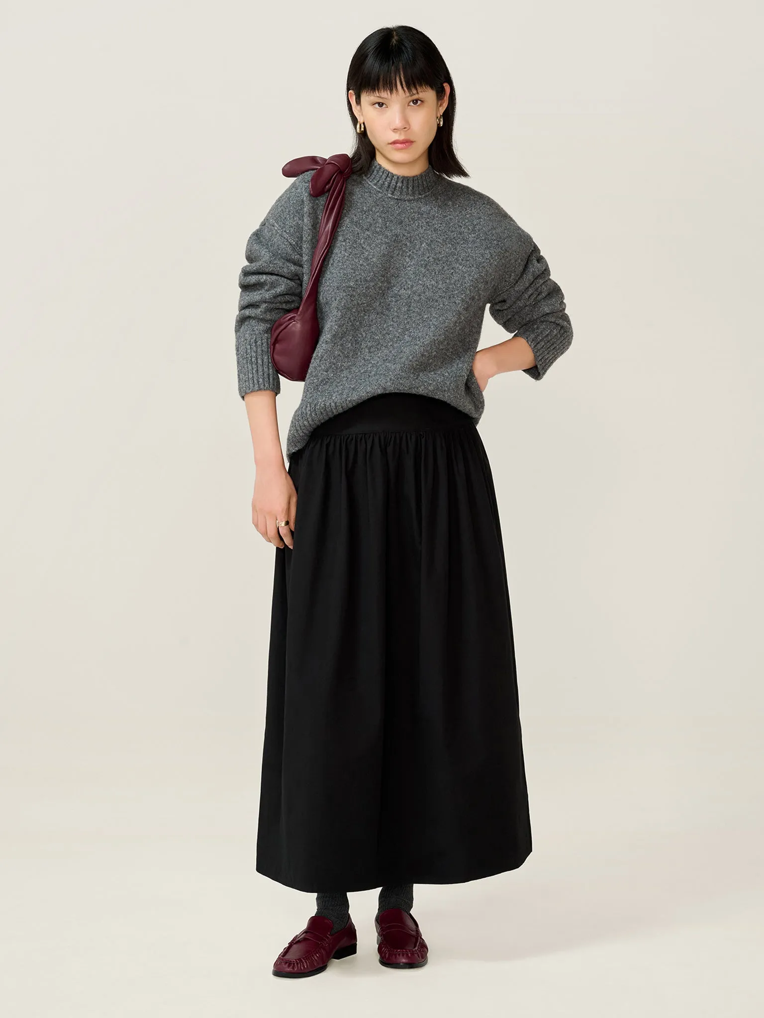 Darcie Skirt in Black sold by Omnes product image thumbnail 3