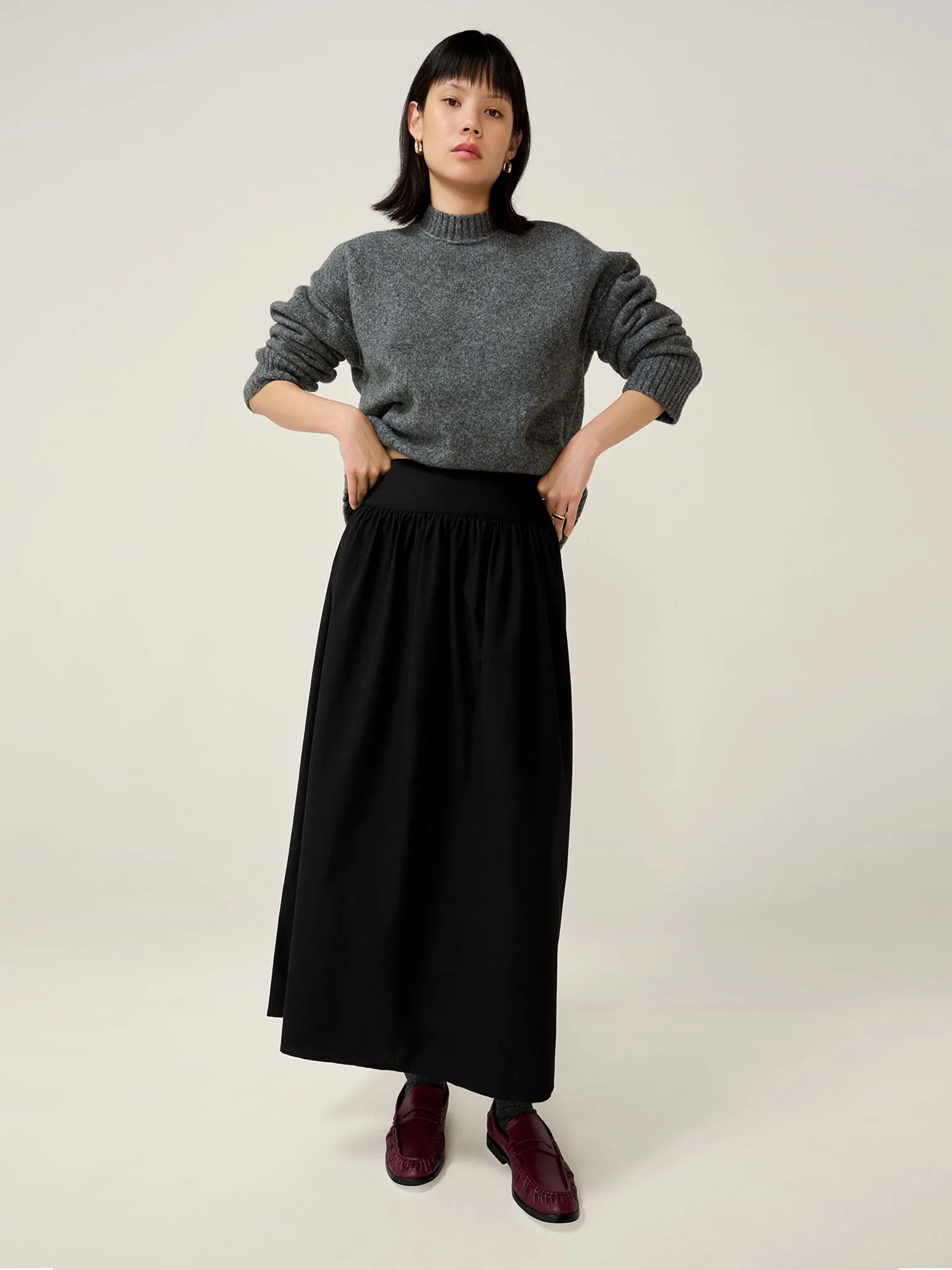 Darcie Skirt in Black sold by Omnes product image thumbnail 5