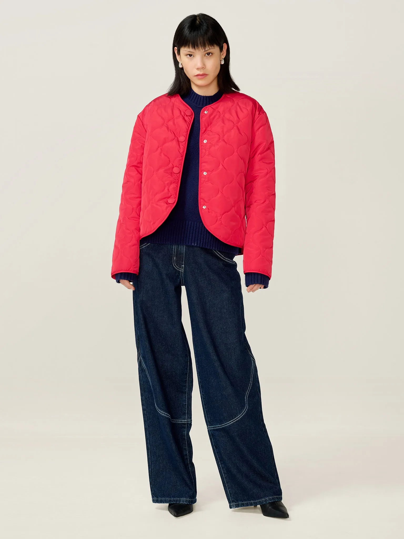Addie Puffer in Red sold by Omnes product image thumbnail 3