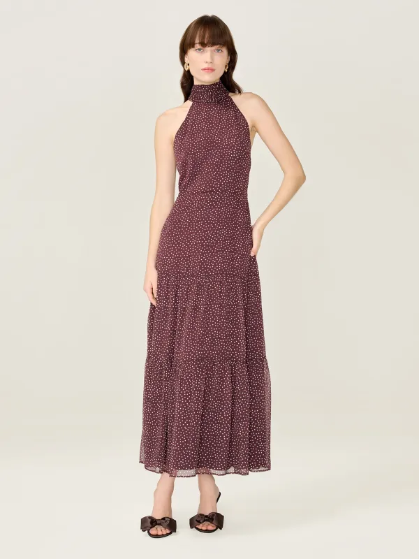 Romeo Dress in Chocolate sold by Omnes