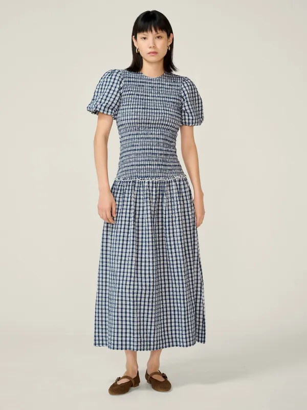 Aria Check Dress sold by Omnes