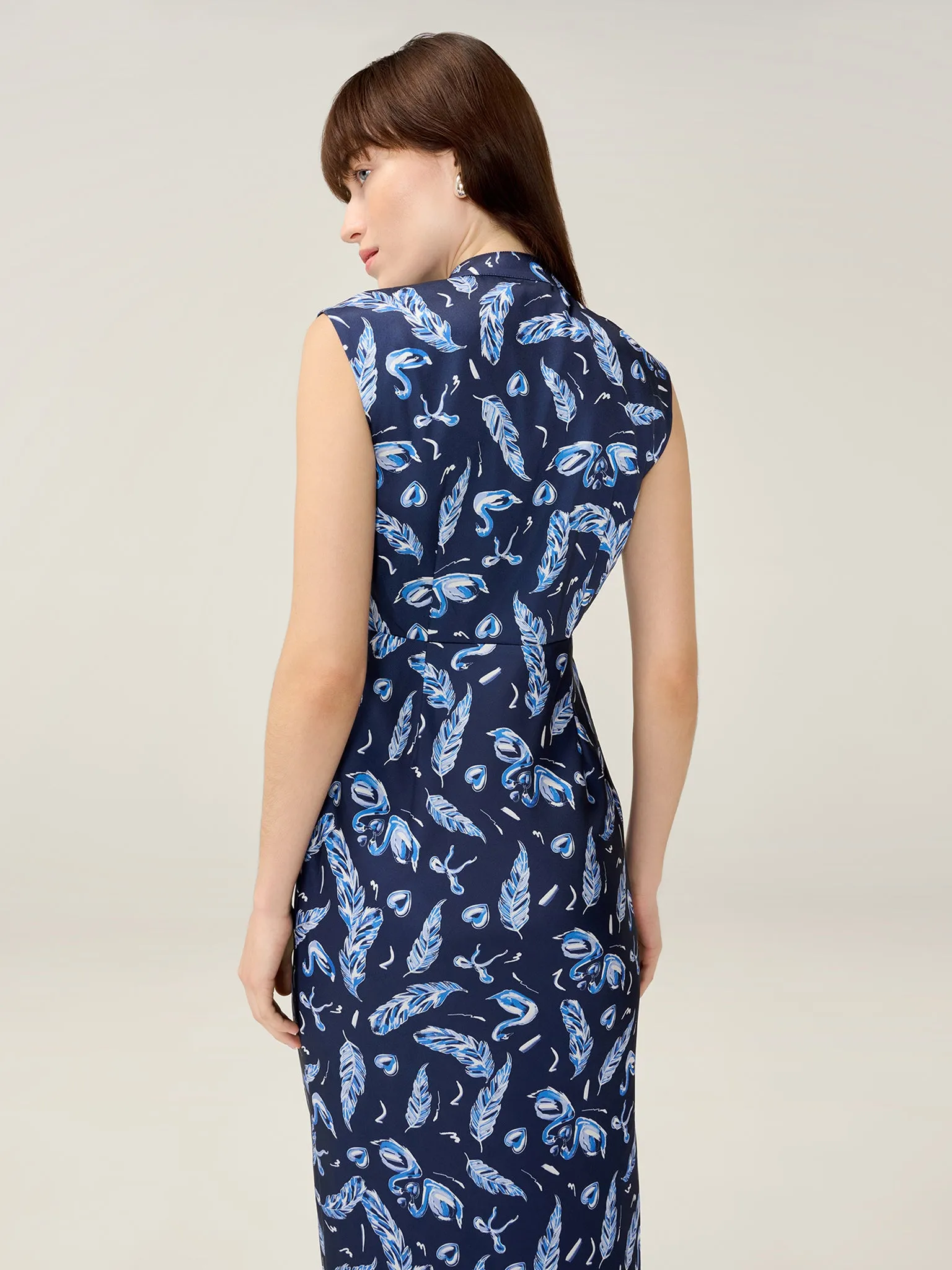 Candice Dress in Navy sold by Omnes product image thumbnail 4