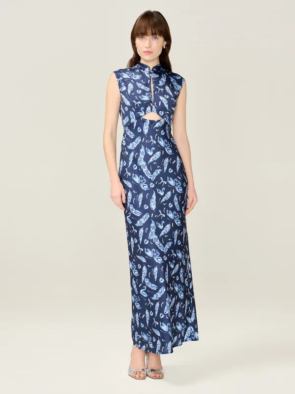 Candice Dress in Navy sold by Omnes