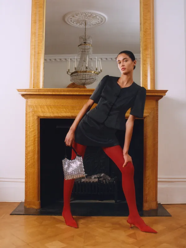 Lorelai Blouse in Black sold by Omnes