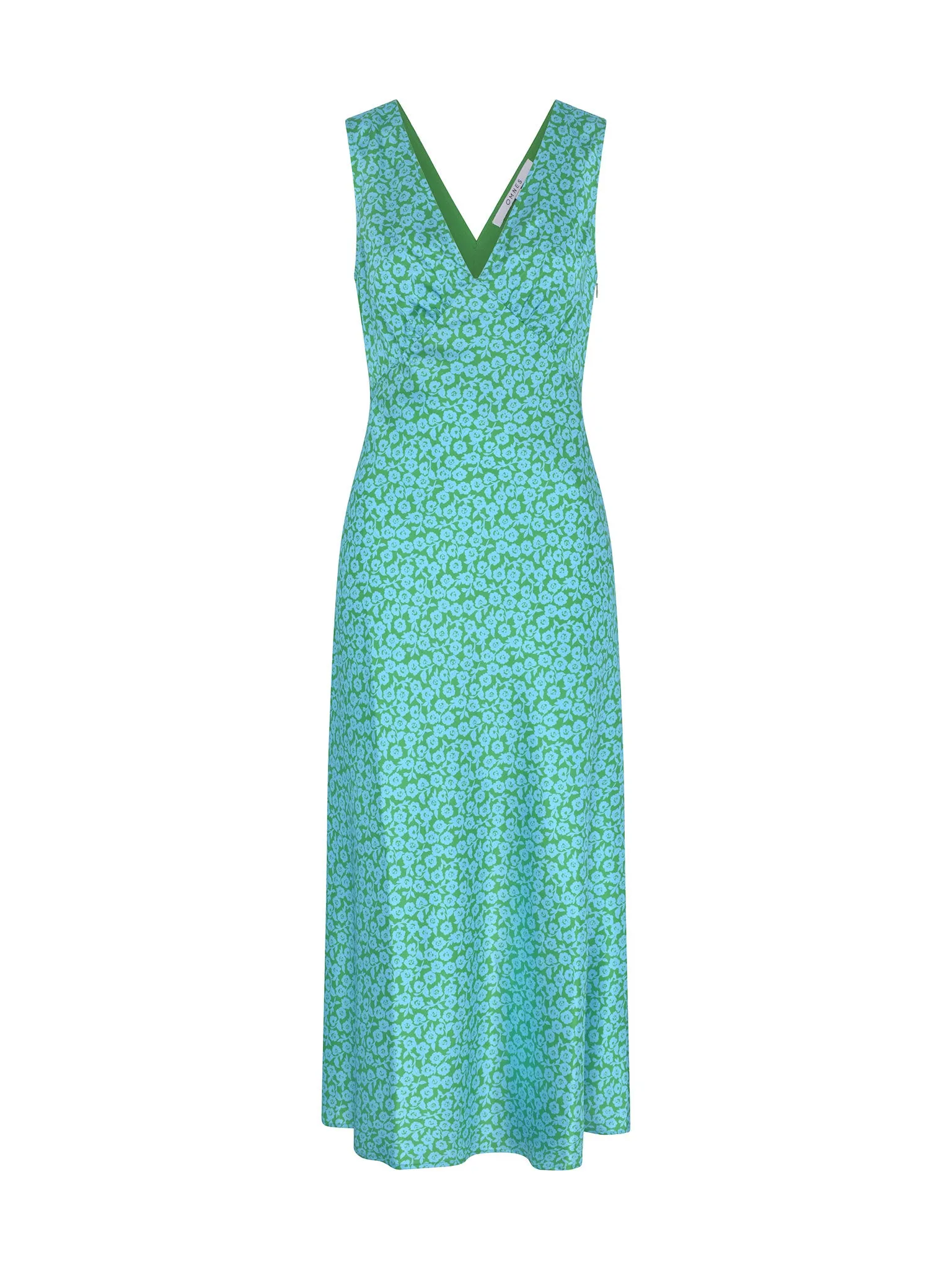 Iris Maxi Dress in Green Print sold by Omnes product image thumbnail 5
