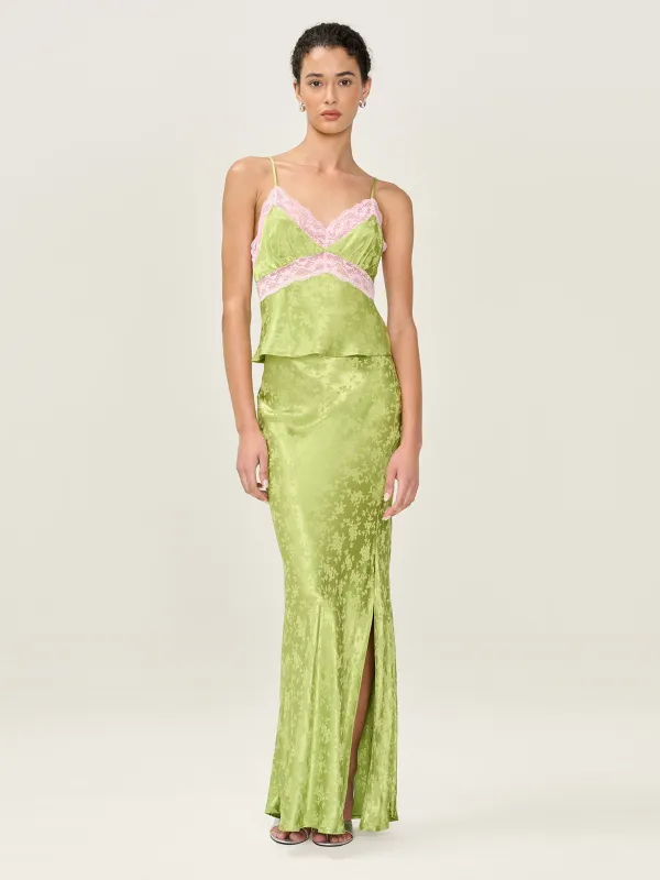 Tamara Top in Lima Bean sold by Omnes