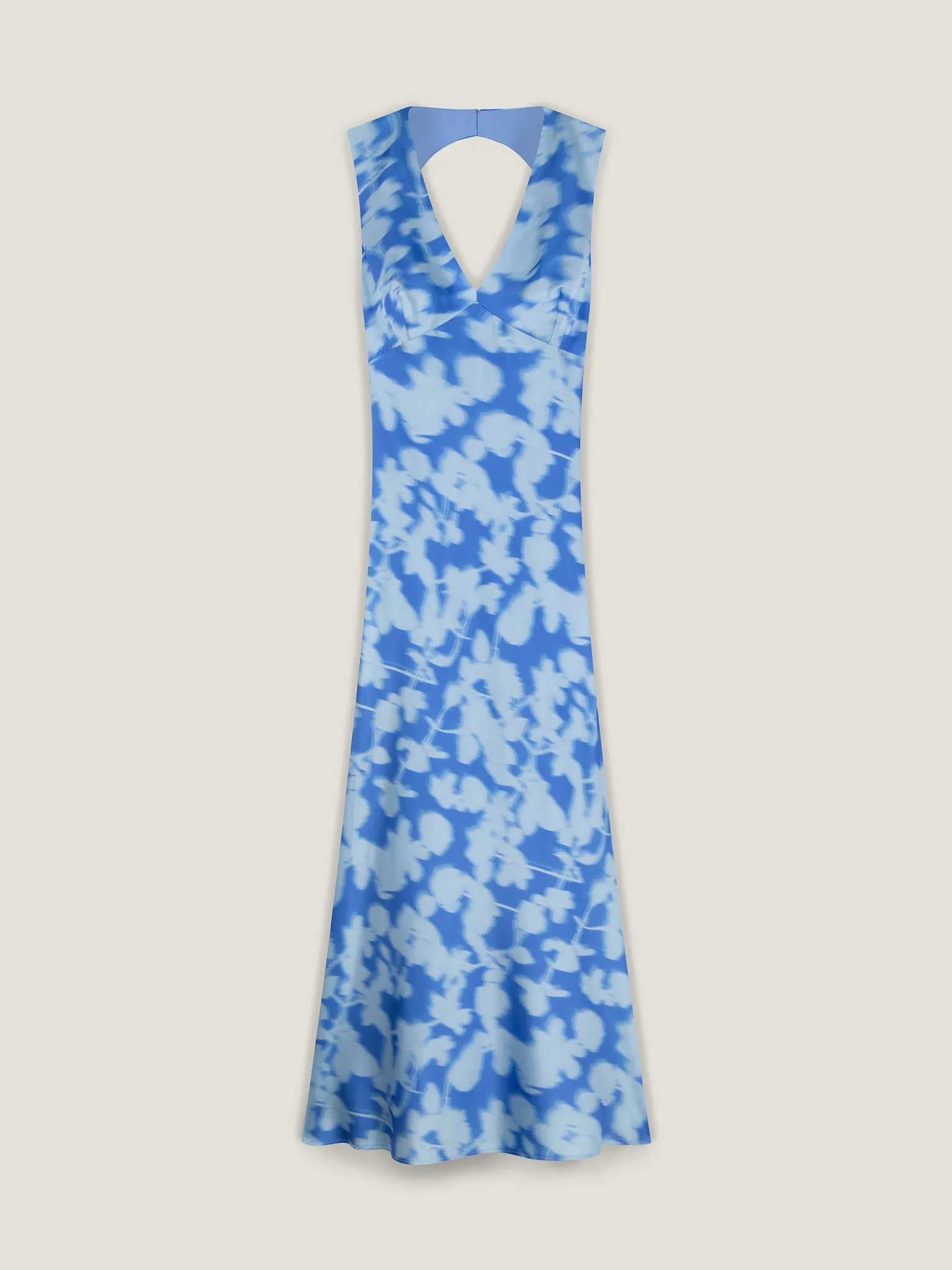 Nova Dress in Blurred Floral Blue sold by Omnes