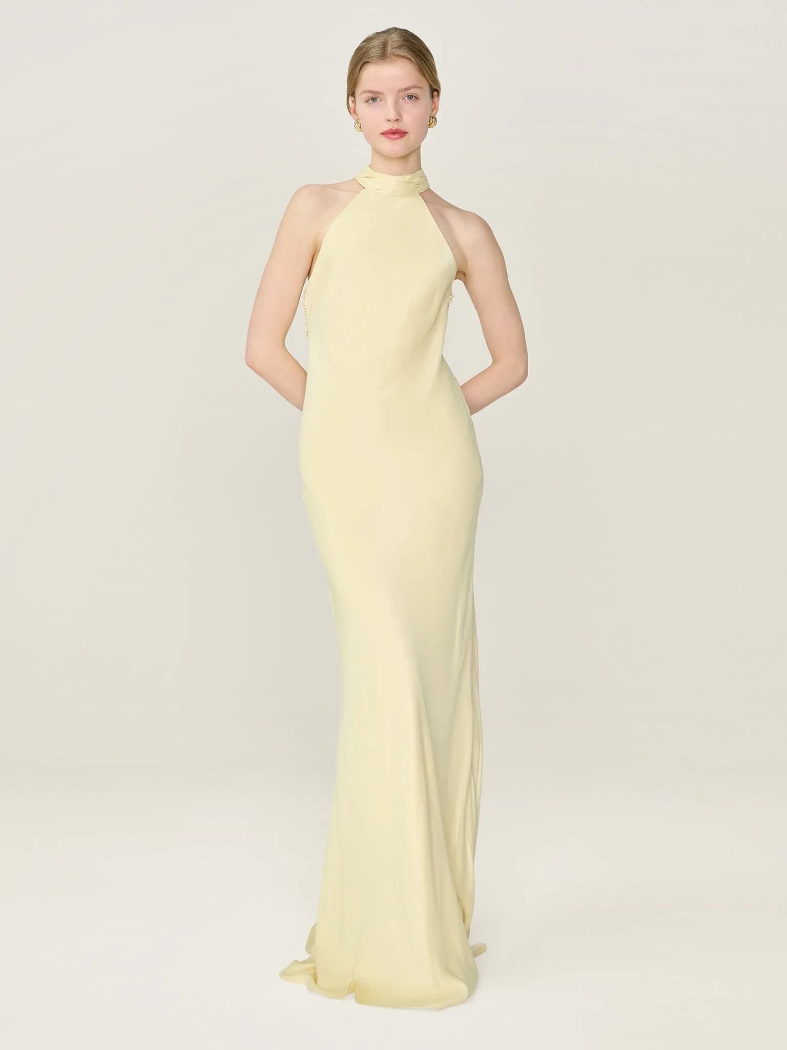 Milos Dress in Double Cream sold by Omnes product image thumbnail 3
