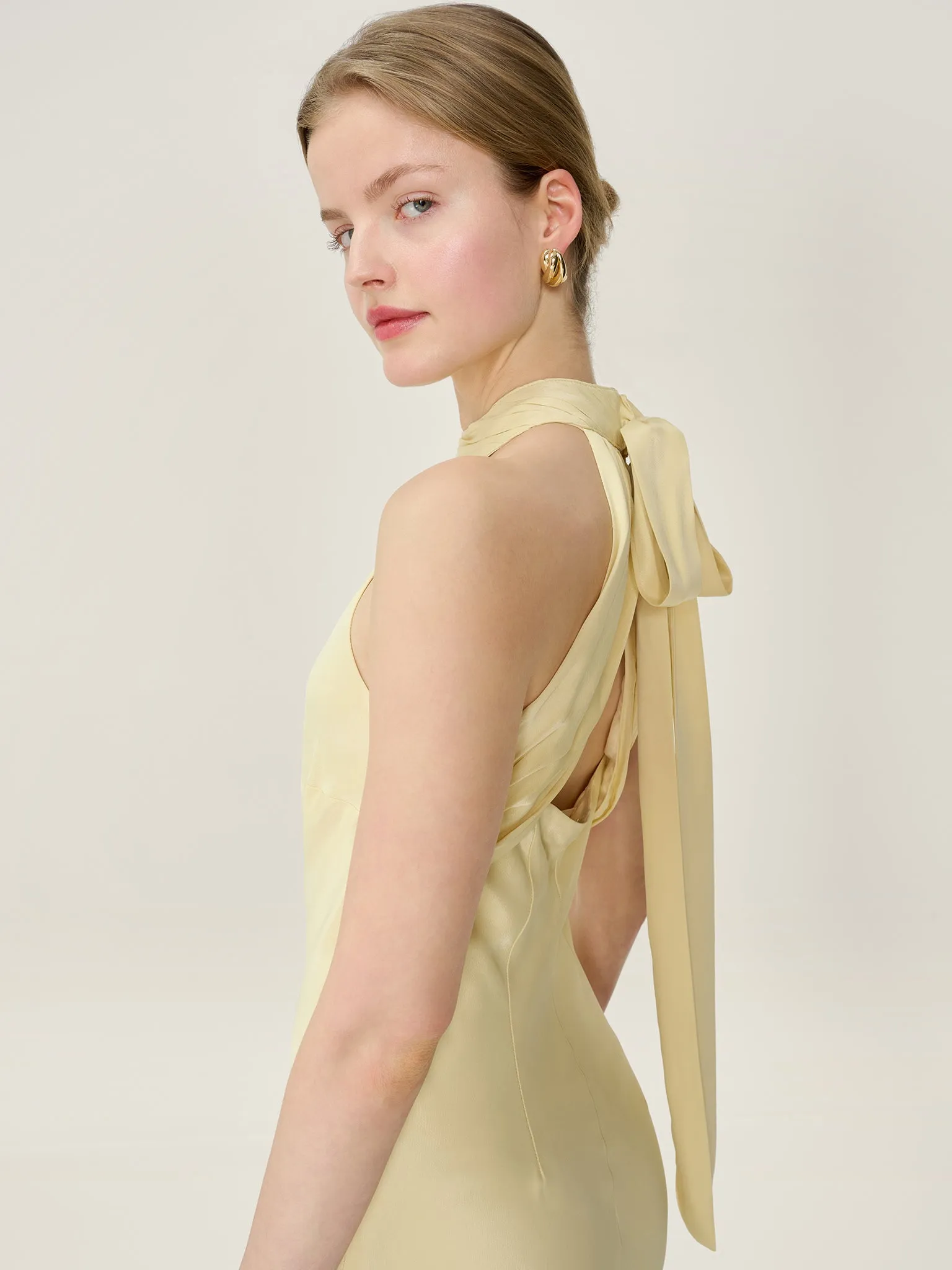 Milos Dress in Double Cream sold by Omnes product image thumbnail 4