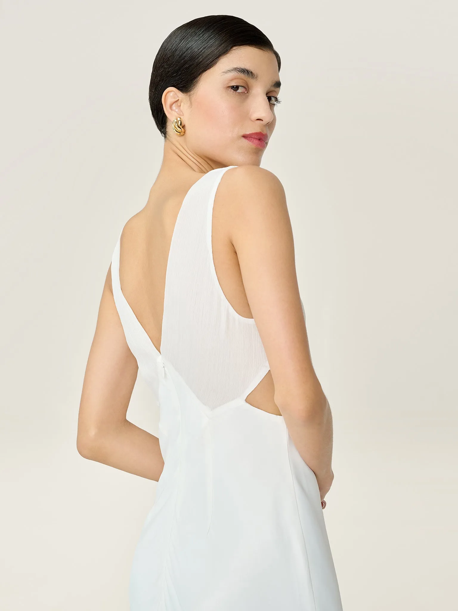 Celeste Dress in Ivory sold by Omnes product image thumbnail 2