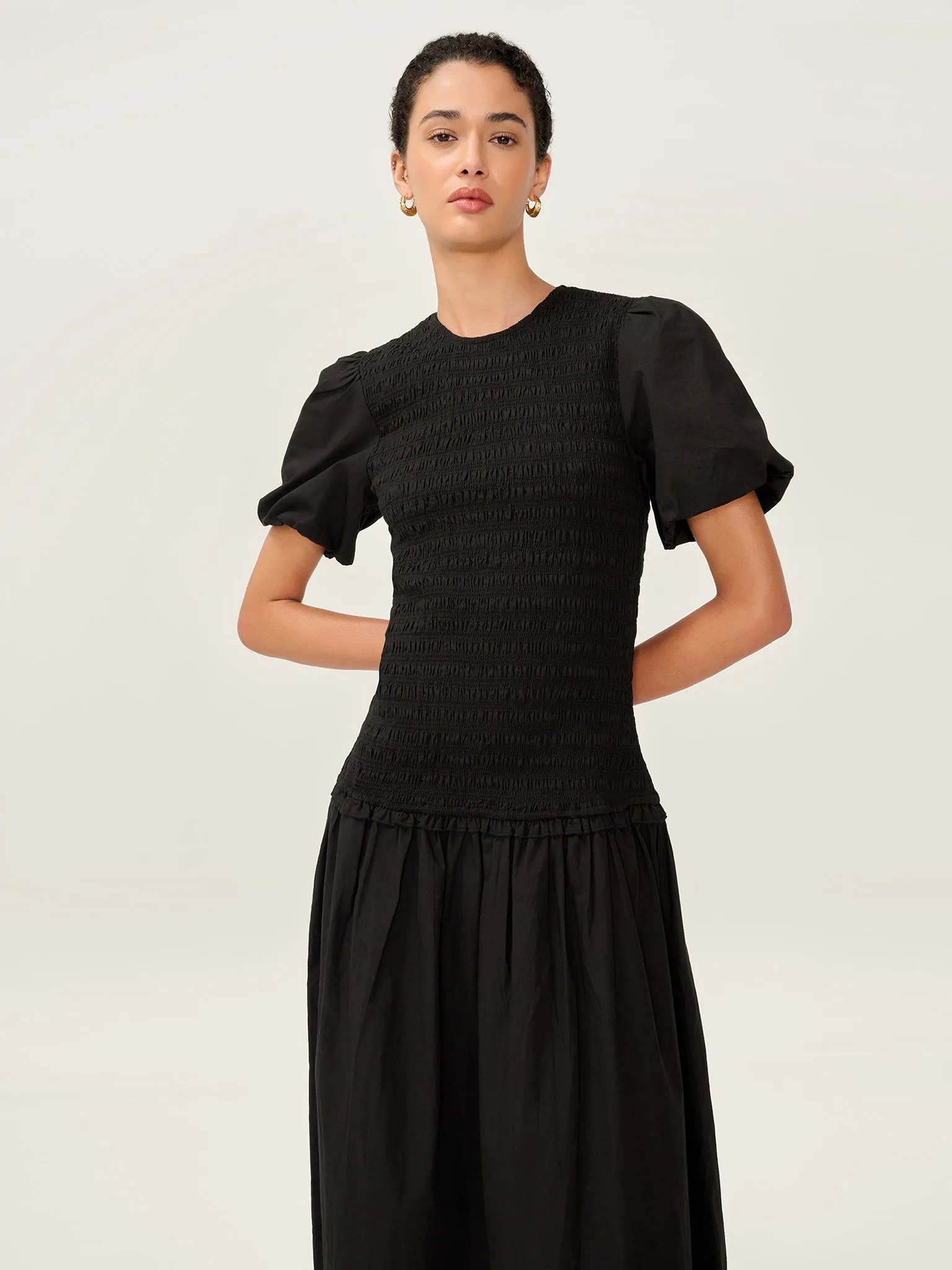 Aria Dress in Black sold by Omnes product image thumbnail 3