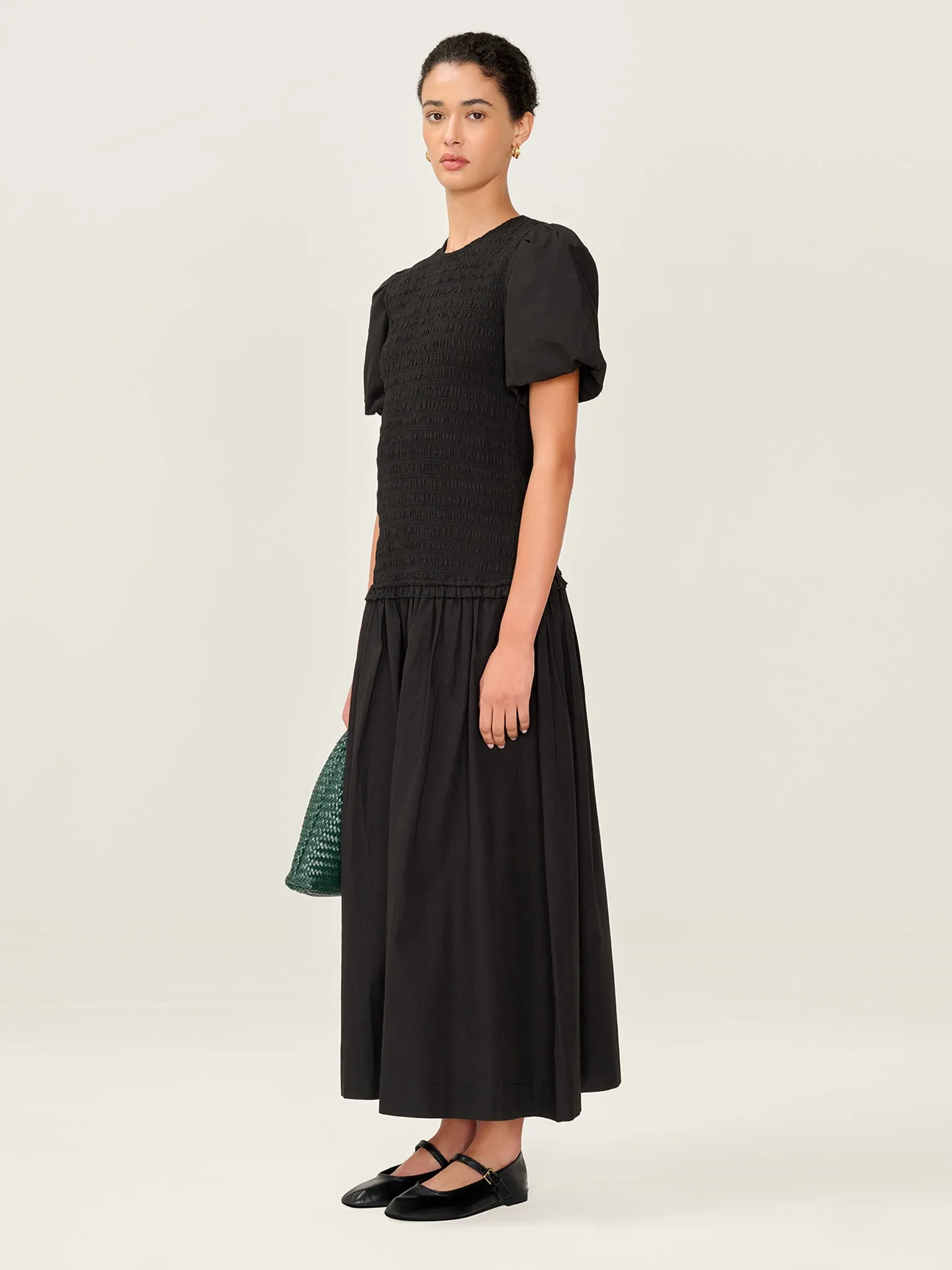 Aria Dress in Black sold by Omnes product image thumbnail 2