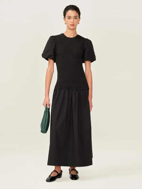 Aria Dress in Black made by Omnes