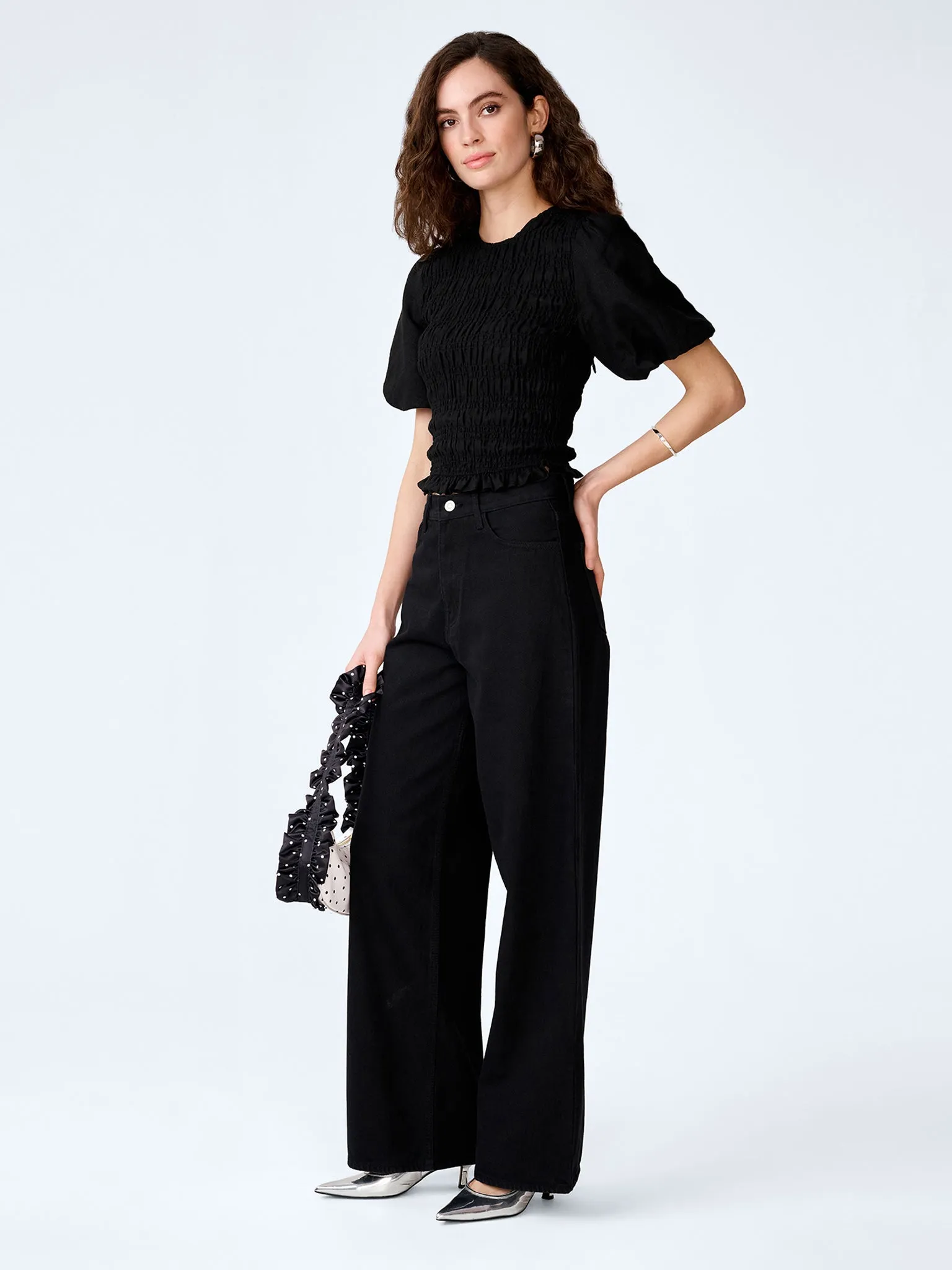 Nicolla Top in Black sold by Omnes product image thumbnail 2