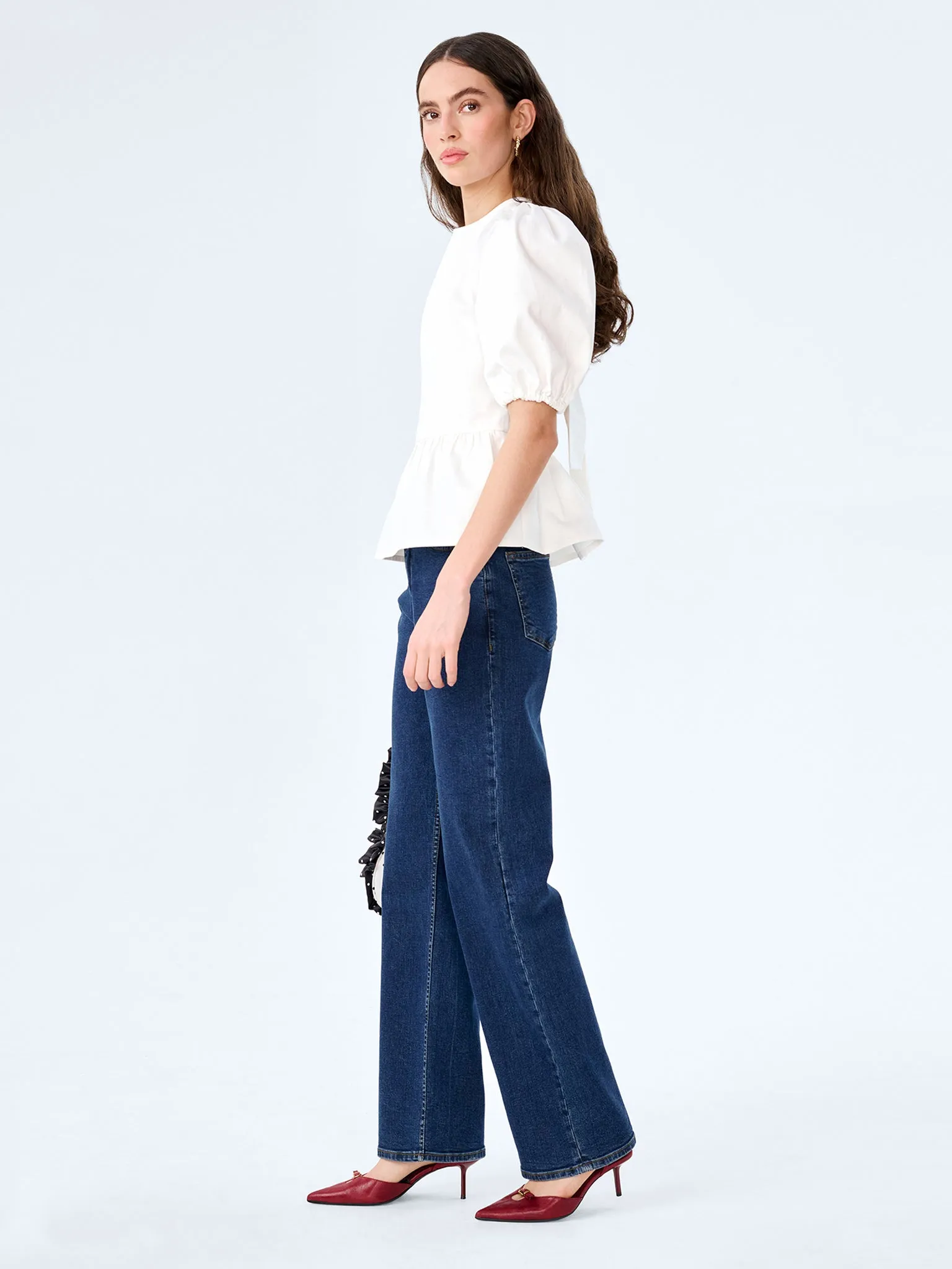 Tiana Top in White sold by Omnes product image thumbnail 5