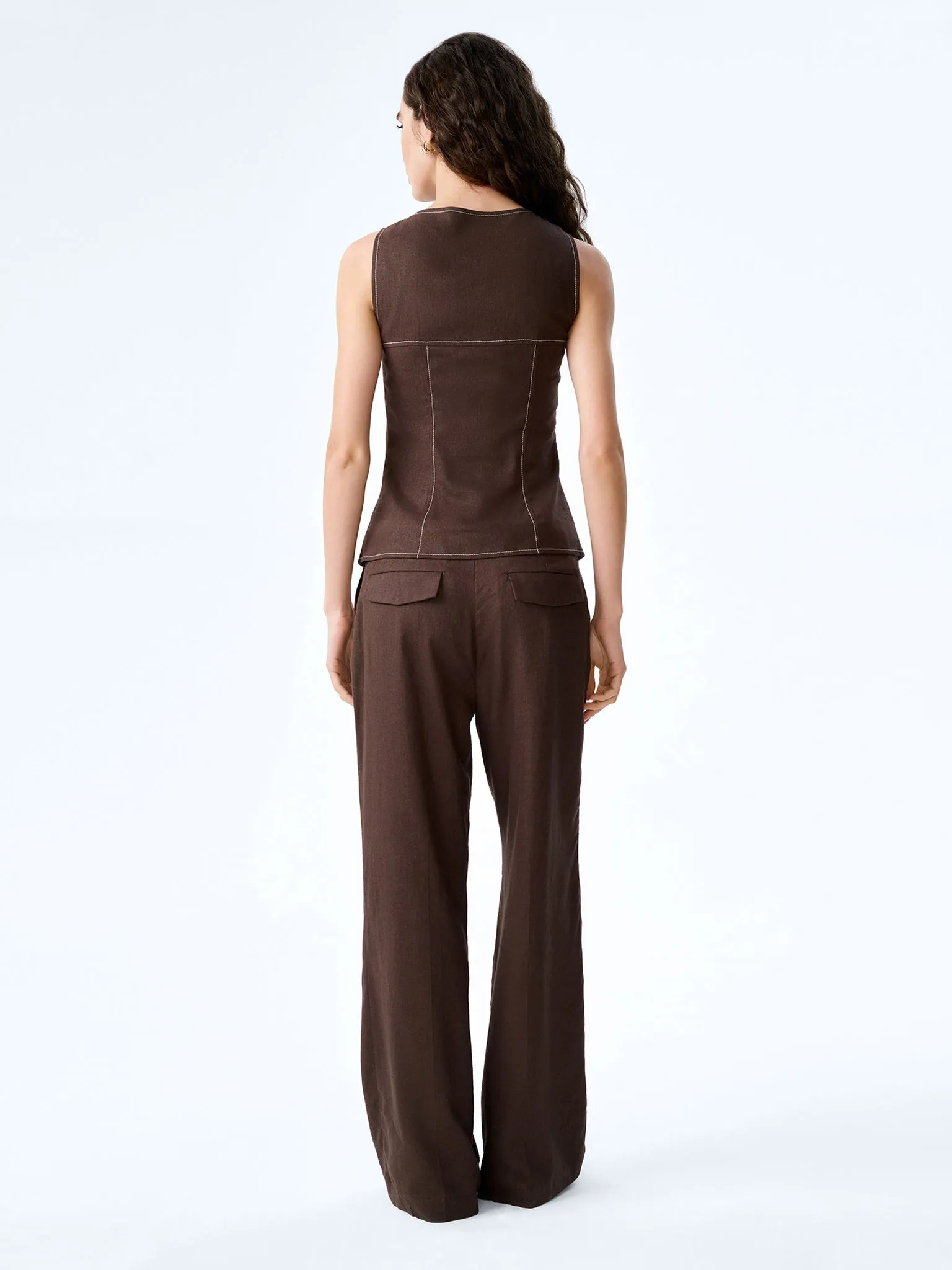 Austen Top in Chocolate sold by Omnes product image thumbnail 5
