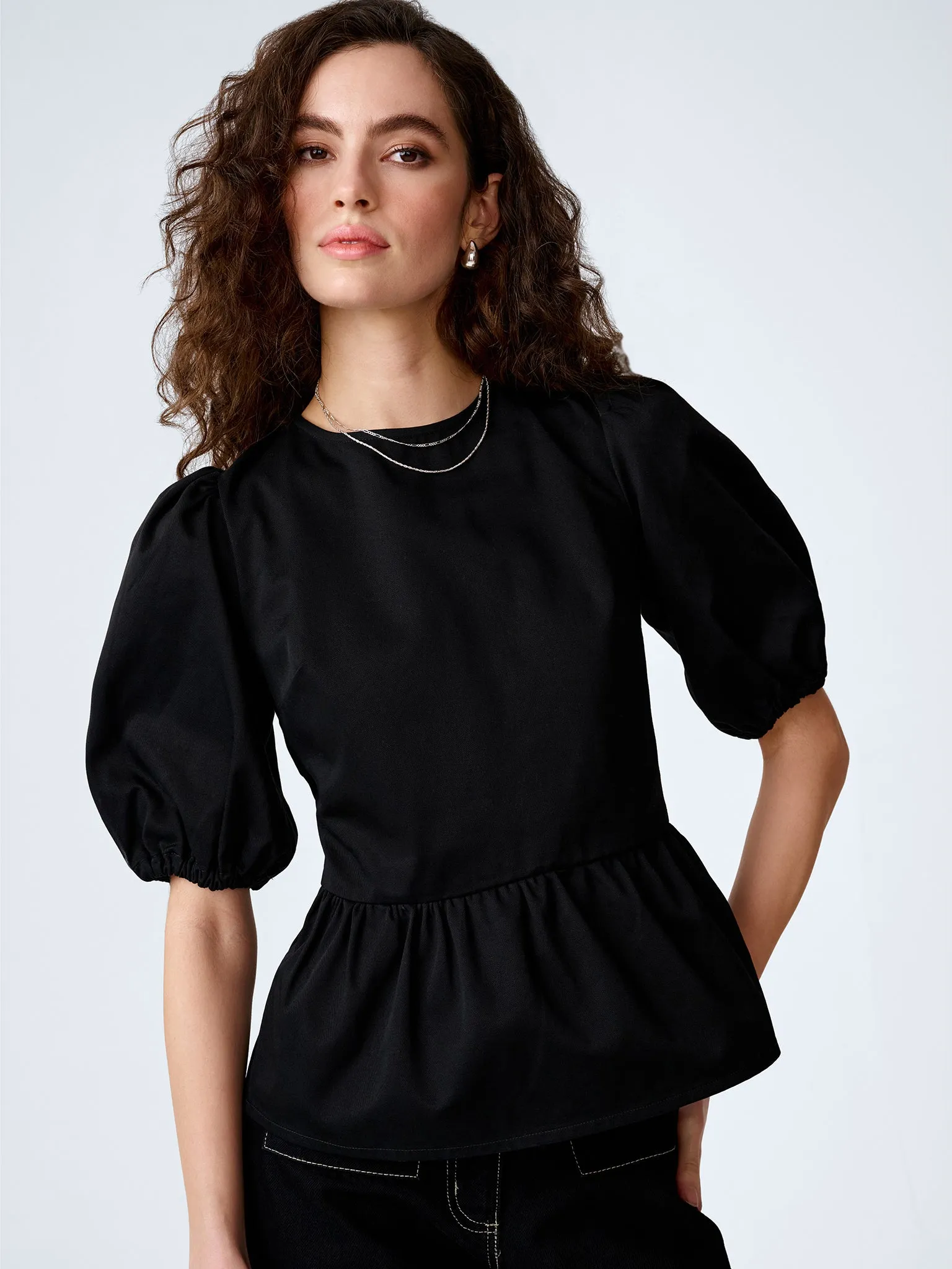 Tiana Top in Black sold by Omnes product image thumbnail 3