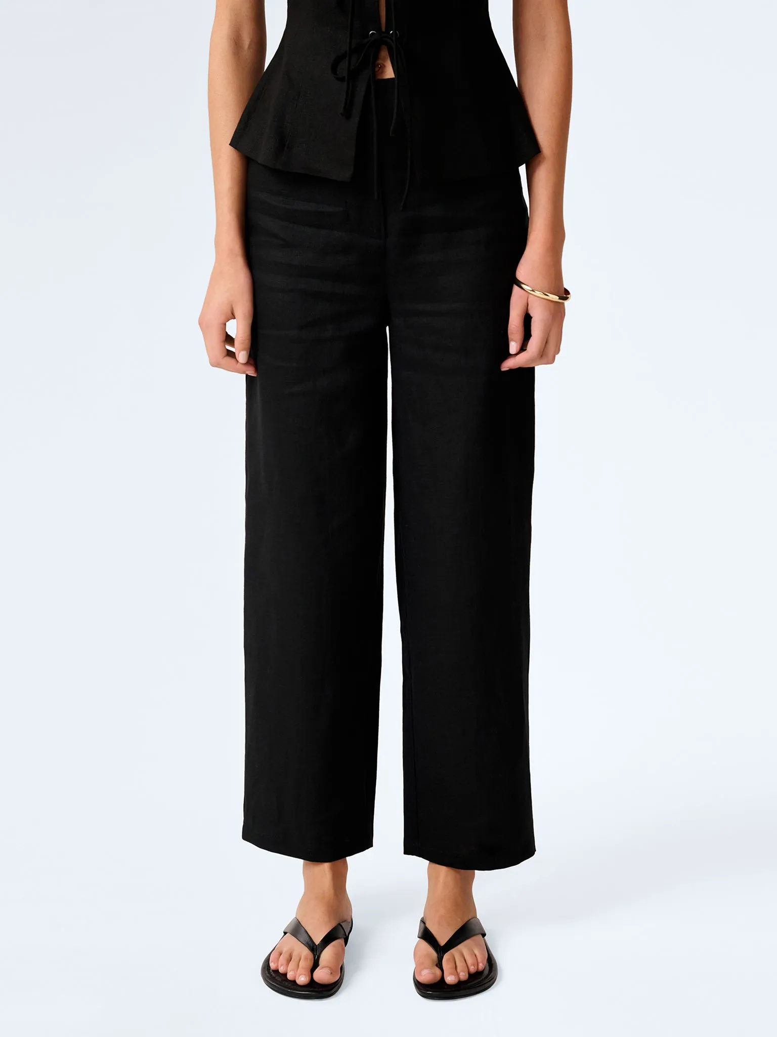 Anderson Trouser in Black sold by Omnes product image thumbnail 2