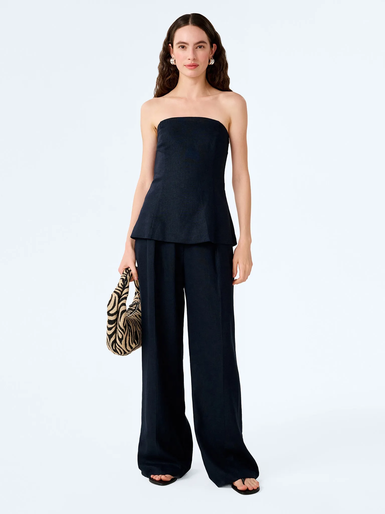 Etta Top in Navy sold by Omnes product image thumbnail 2