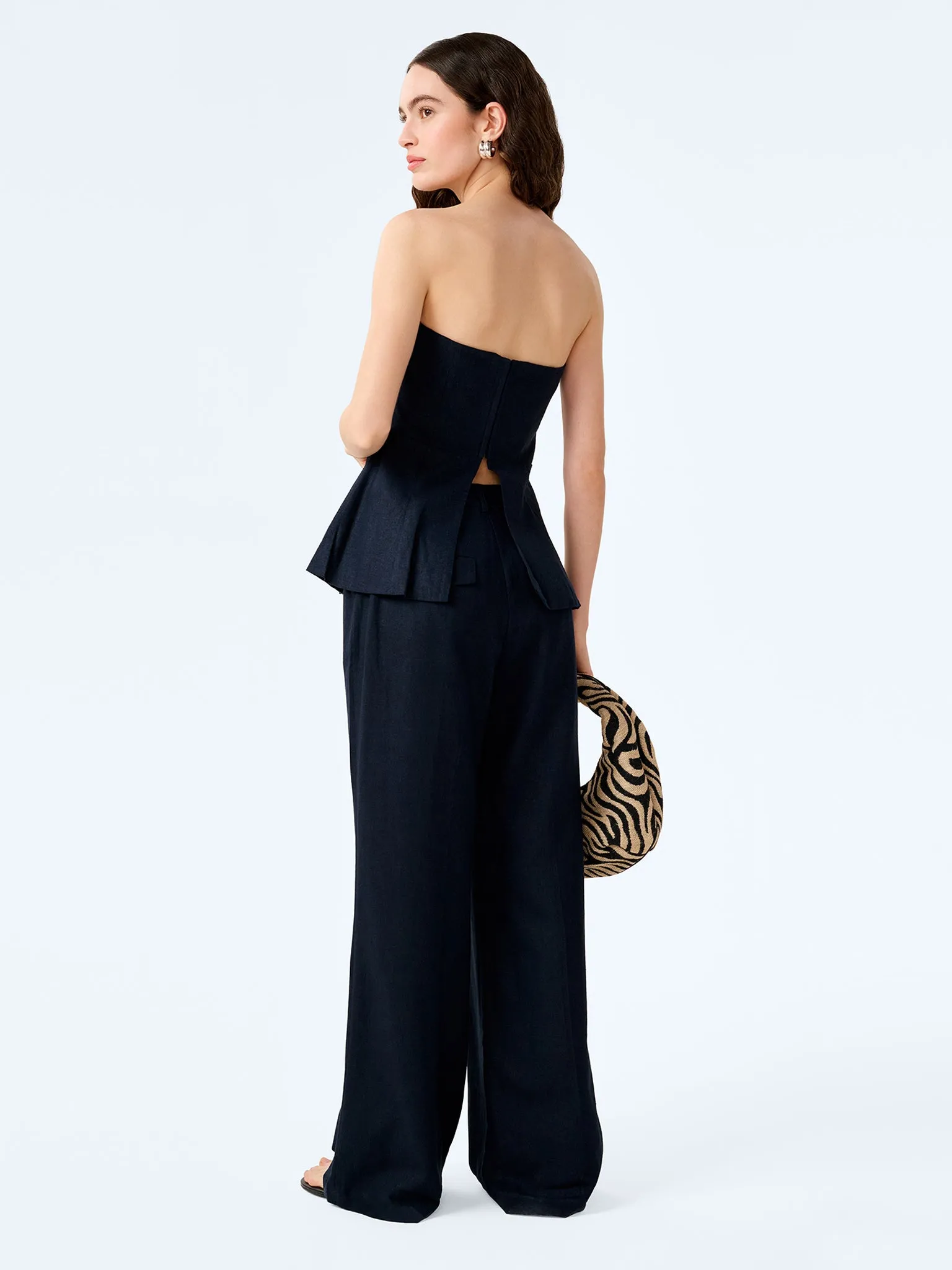 Etta Top in Navy sold by Omnes product image thumbnail 3