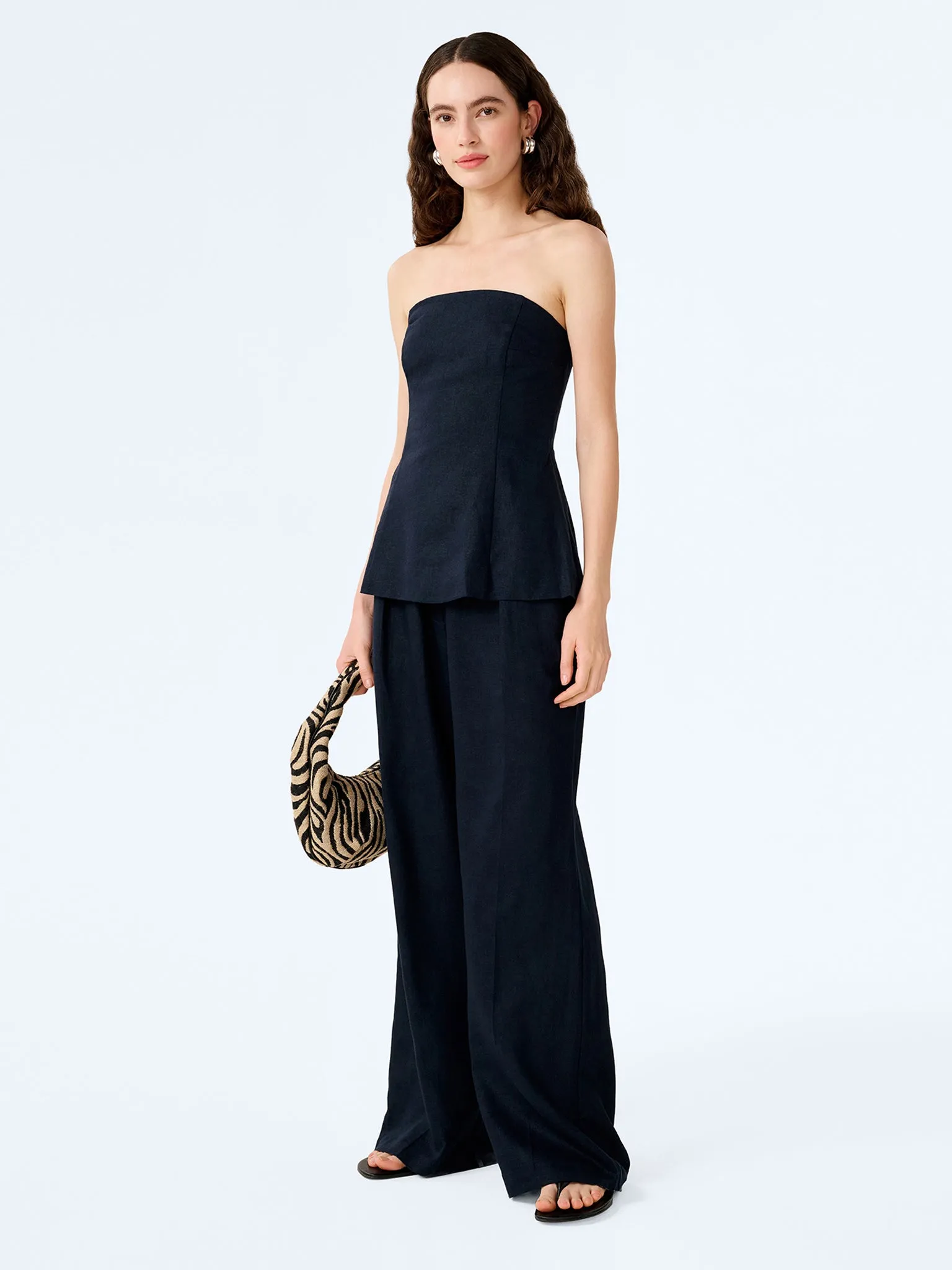 Etta Top in Navy sold by Omnes product image thumbnail 4