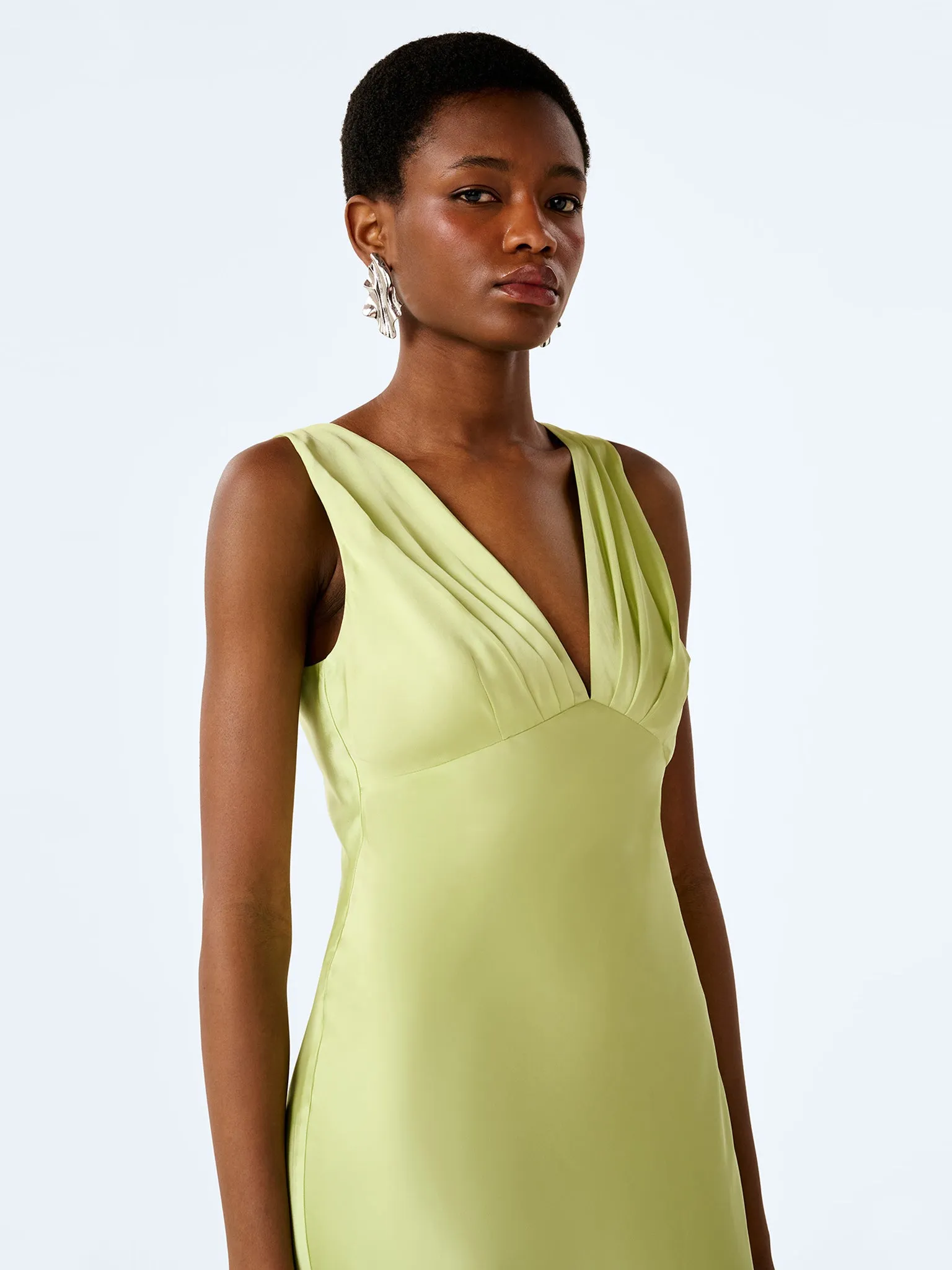 Casey Dress in Shaddow Lime sold by Omnes product image thumbnail 4