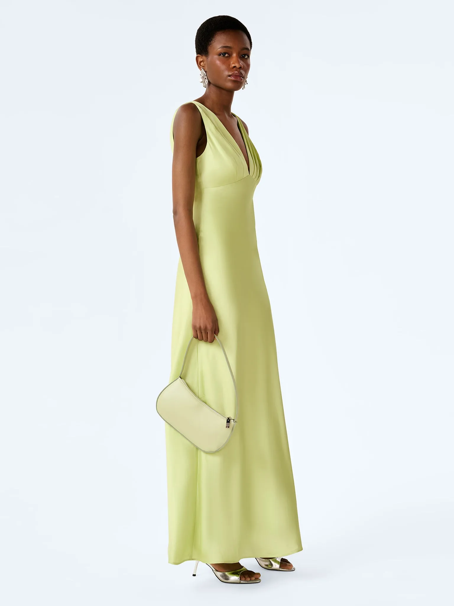 Casey Dress in Shaddow Lime sold by Omnes product image thumbnail 2