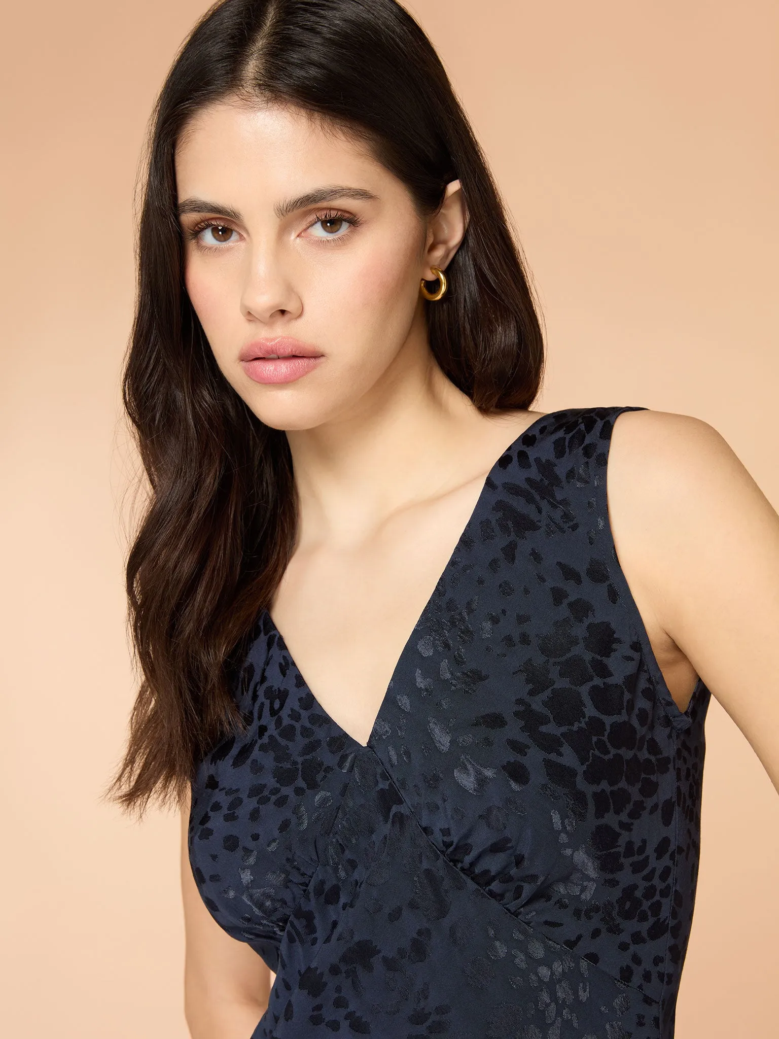 Iris Maxi Dress in Navy sold by Omnes product image thumbnail 4