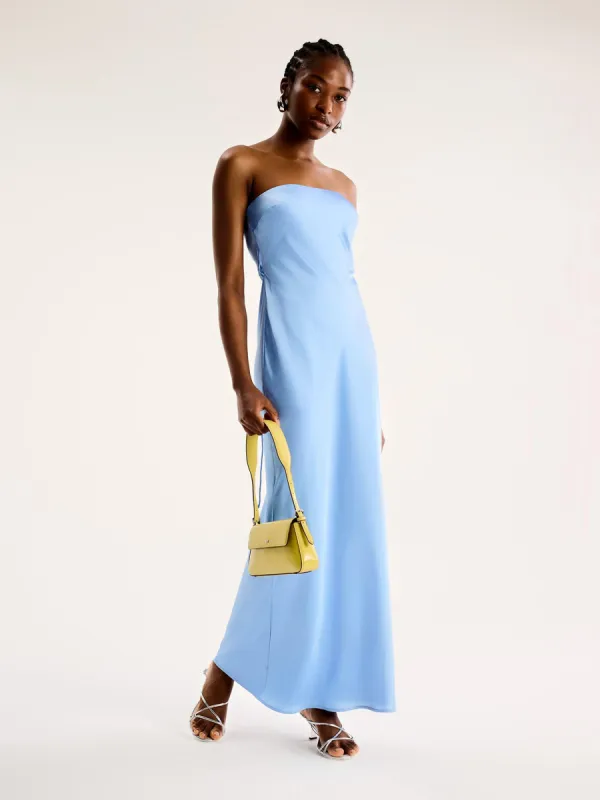Amdra Maxi Dress in Light Blue sold by Omnes