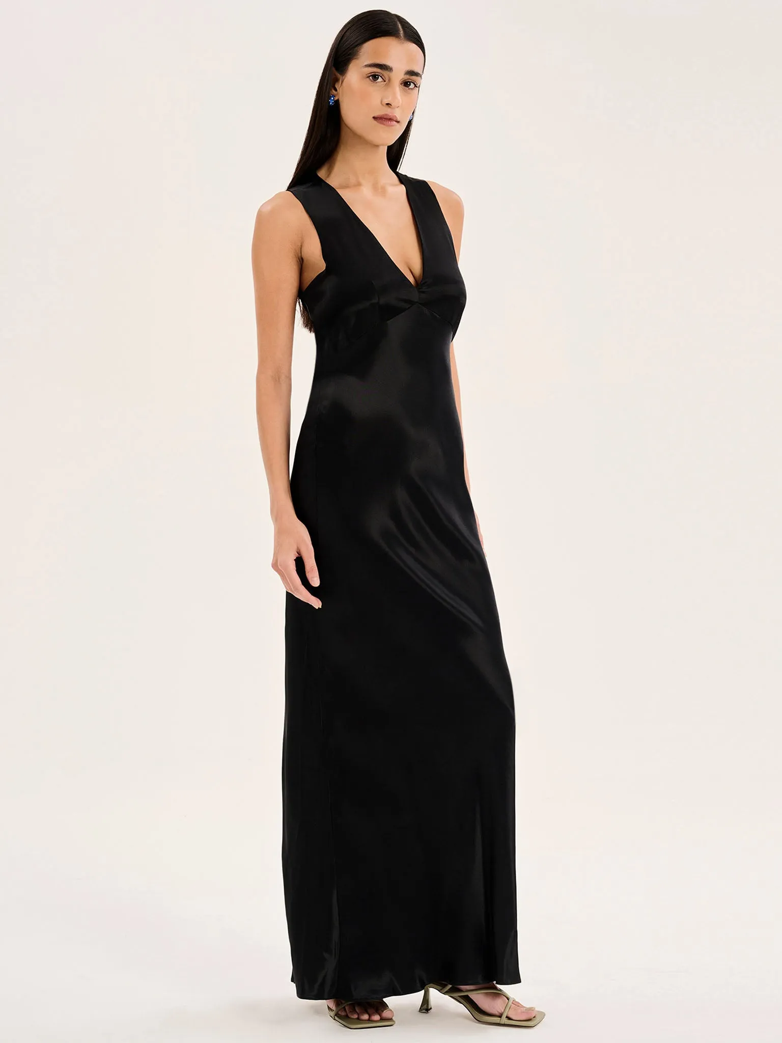 Nova Tie Dress in Black sold by Omnes product image thumbnail 4
