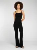 Thallo Flare Trousers in Black sold by Omnes