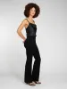 Thallo Flare Trousers in Black sold by Omnes