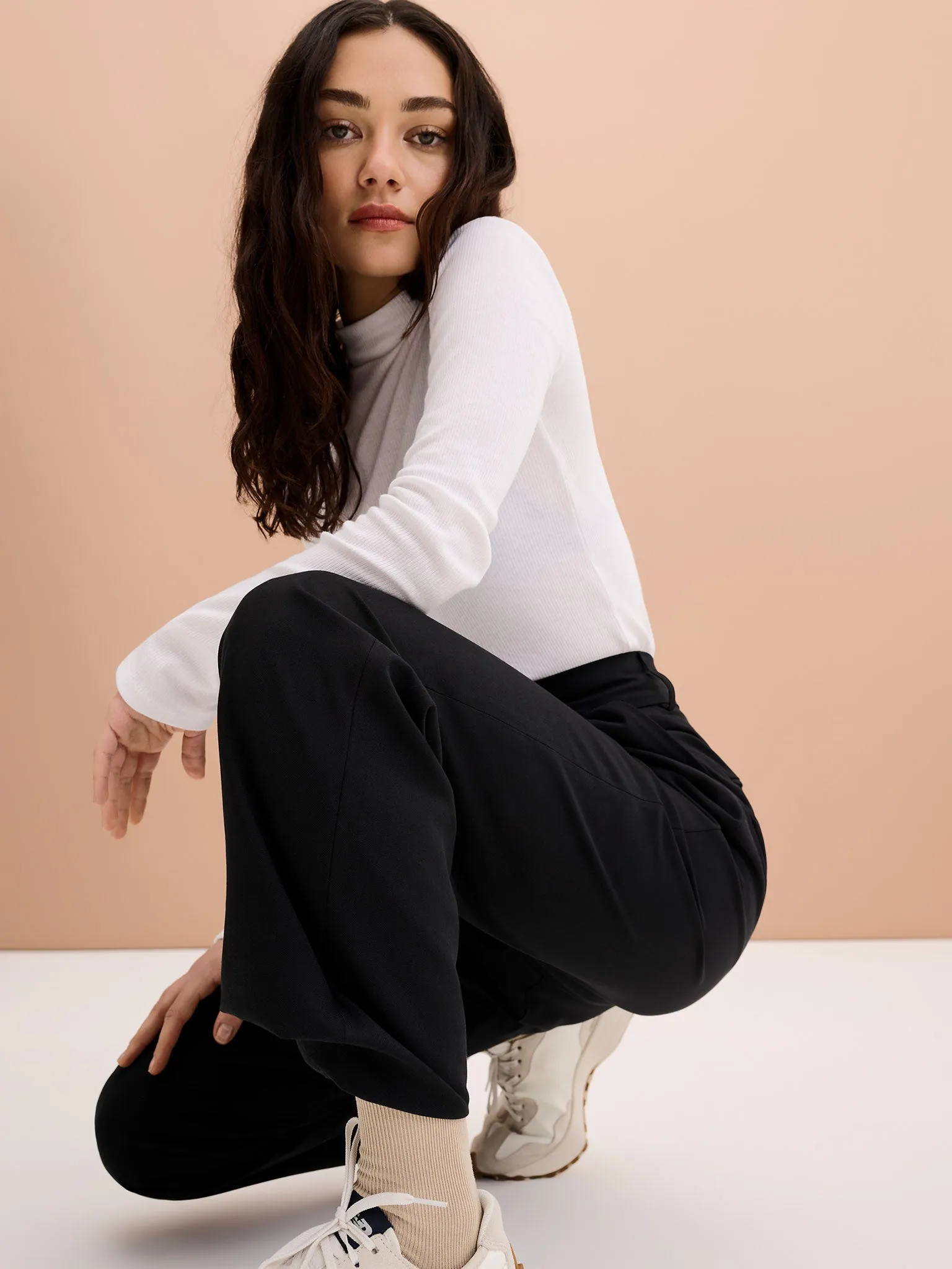 Cinnamon Relaxed Trousers in Black sold by Omnes product image thumbnail 5