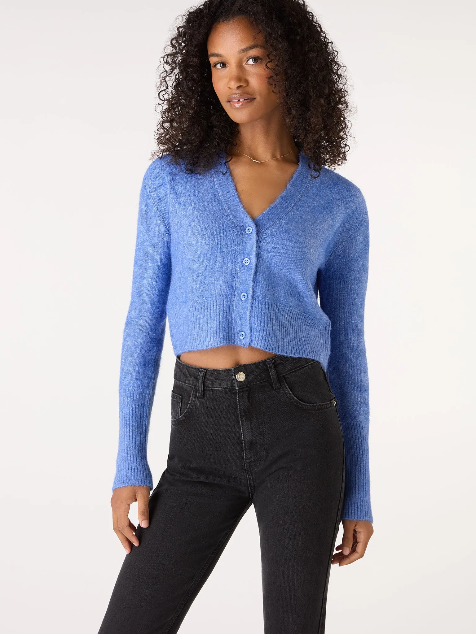 Lia Cardigan in Blue sold by Omnes